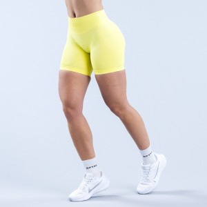 Shorts DFYNE Impact 6.5" Feminino Amarelas | DBZALG597