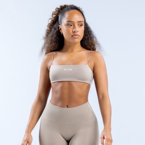 Sutiã Esportivo DFYNE Defy Strappy Feminino Cinzentas | LKAJHY736