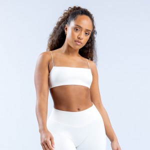 Sutiã Esportivo DFYNE Defy Strappy Feminino Branco | CKERBU596