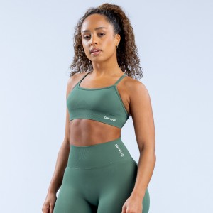 Sutiã Esportivo DFYNE Dynamic Backless Feminino Verdes | LTKPZN069