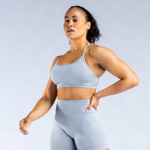 Sutiã Esportivo DFYNE Dynamic Backless Feminino Luz Cinzentas | WLGKUO970