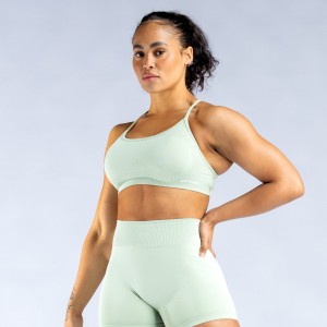 Sutiã Esportivo DFYNE Dynamic Backless Feminino Verdes | JKWRBF960