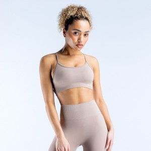 Sutiã Esportivo DFYNE Dynamic Backless Feminino Bege | MRJXSQ718