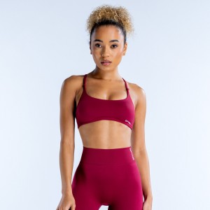 Sutiã Esportivo DFYNE Dynamic Twist Back Feminino Fucsia | ZLWGNC356