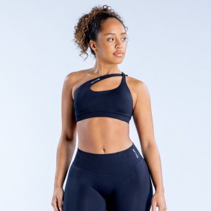 Sutiã Esportivo DFYNE Impact Asymmetric Feminino Pretas | EPFGYC970