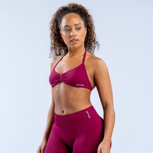 Sutiã Esportivo DFYNE Impact Strappy Feminino Fucsia | OUSTJD816