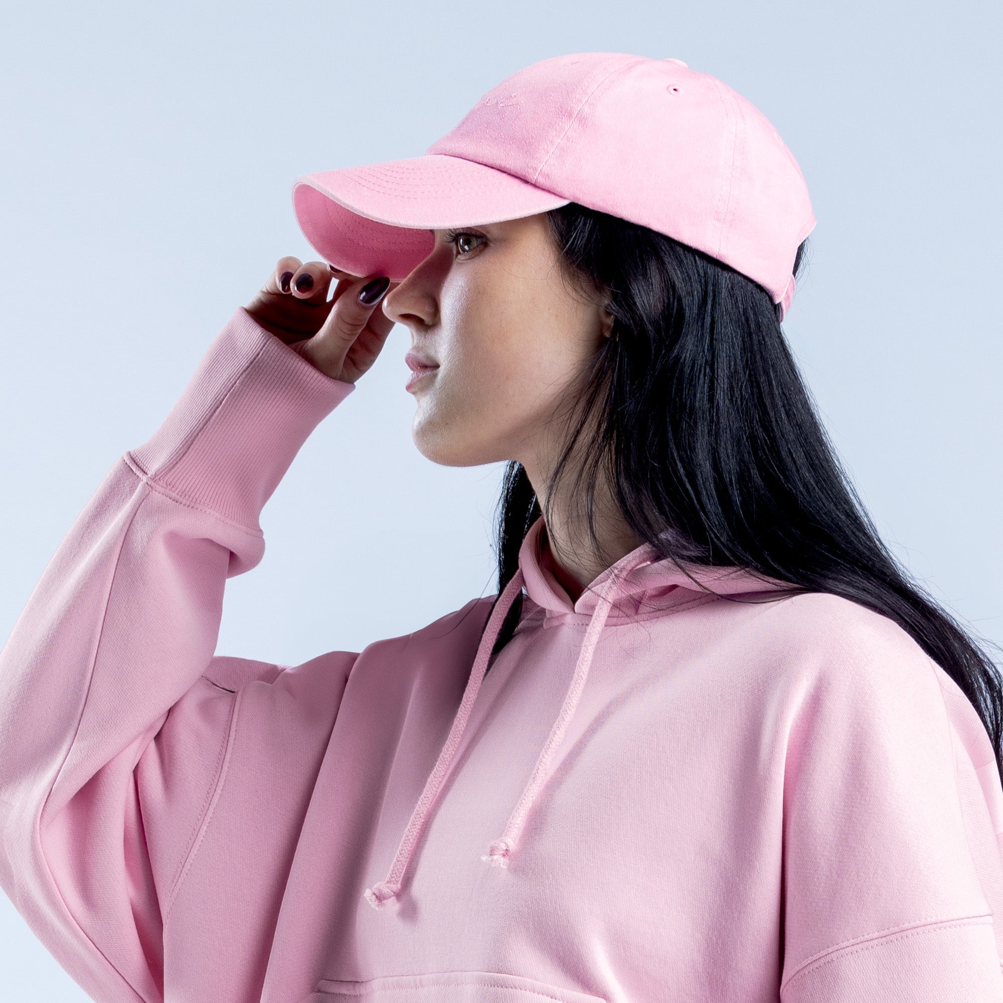 Boné DFYNE Script Feminino Luz Rosa Rosa | RKILDW026