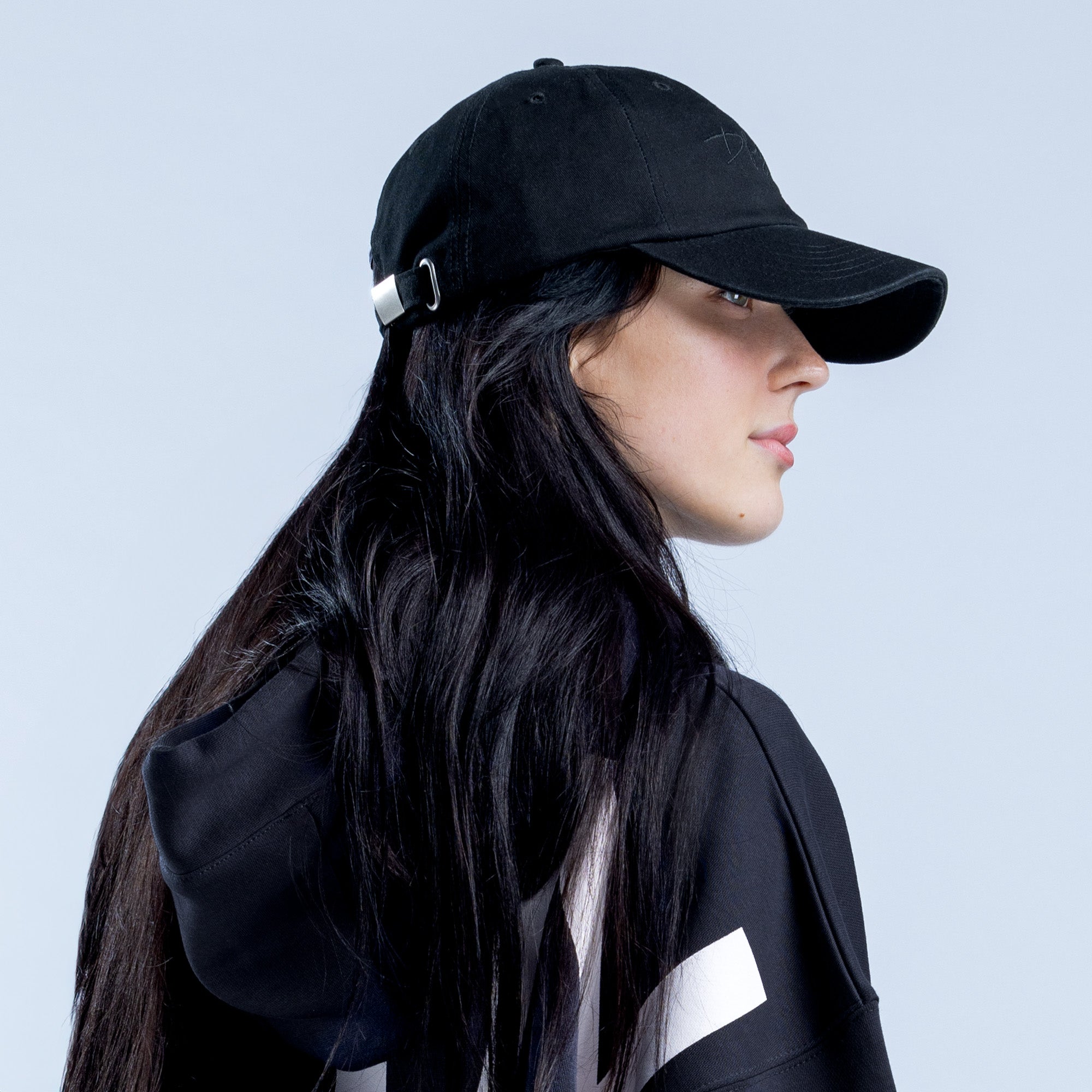 Boné DFYNE Script Feminino Pretas | VBGHNR864