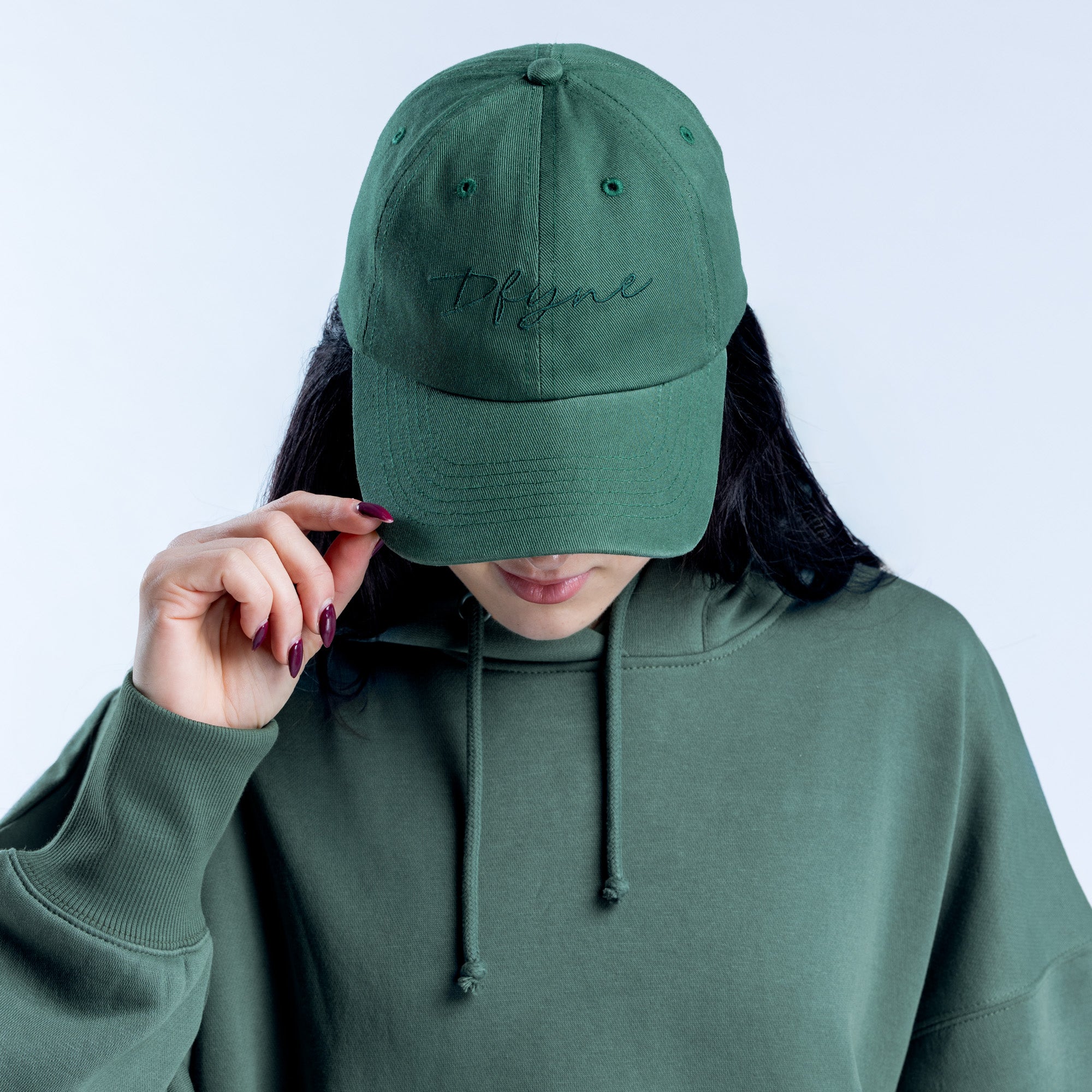 Boné DFYNE Script Feminino Verdes | AQNFKM367