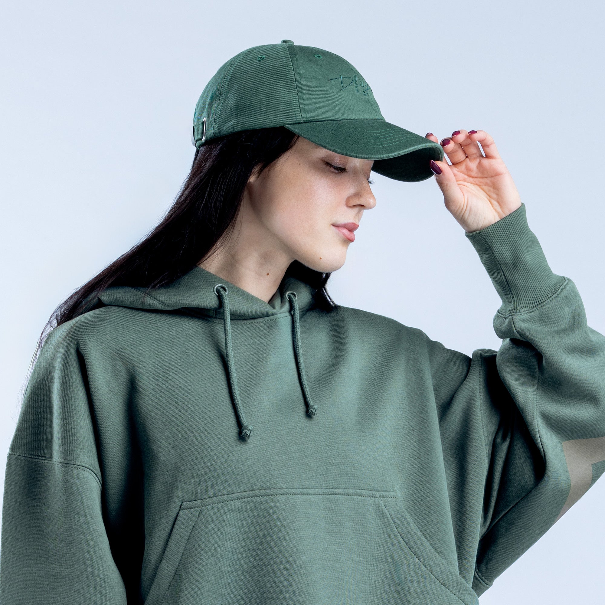 Boné DFYNE Script Feminino Verdes | AQNFKM367