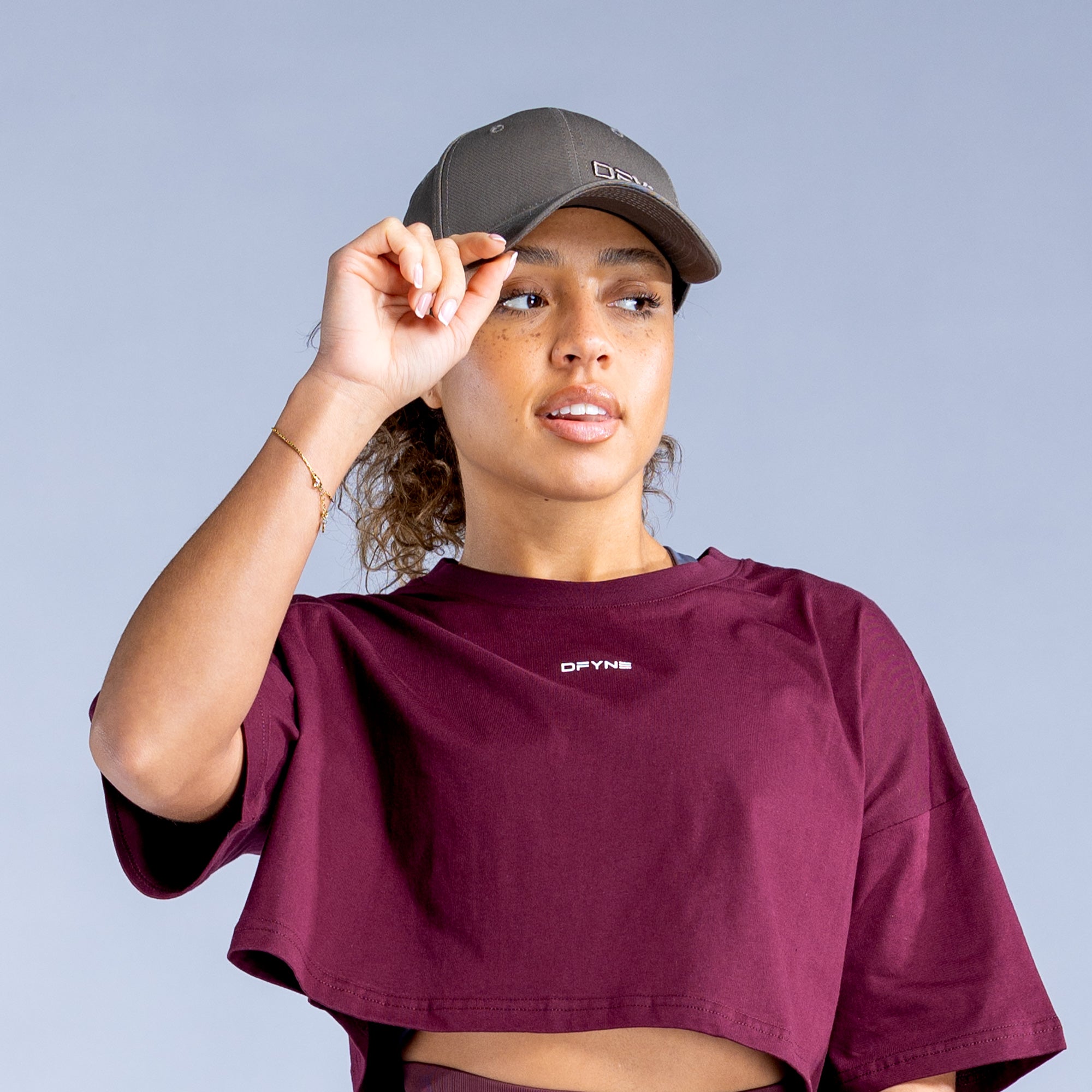 Boné DFYNE Signature Feminino Chocolate Marrom | SVWEXY450