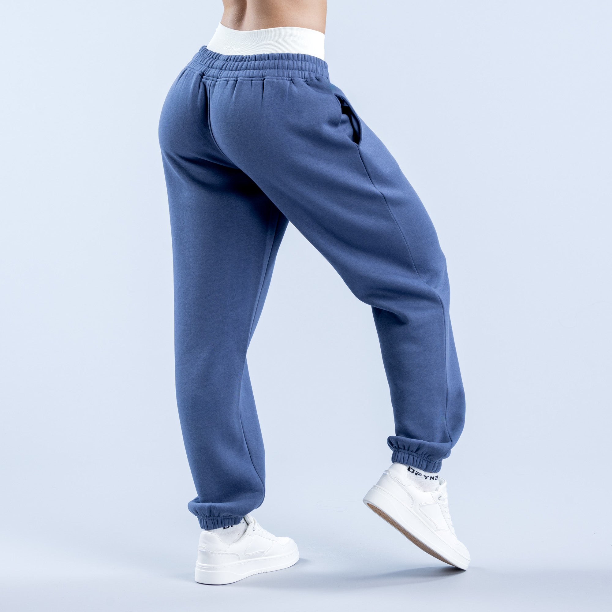 Calça Jogger DFYNE Revive Heavy Weight Feminino Azuis Escuro | BPOQES013