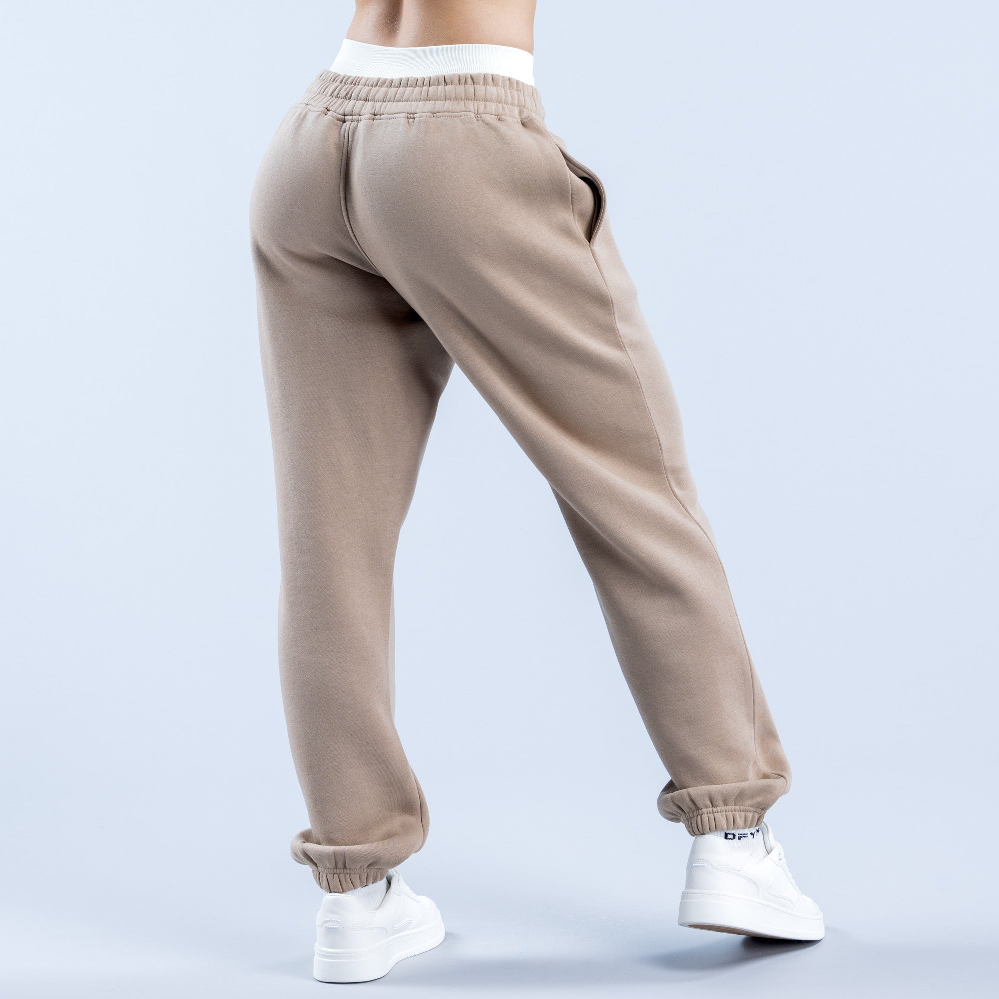 Calça Jogger DFYNE Revive Heavy Weight Feminino Bege | WDSKLQ380
