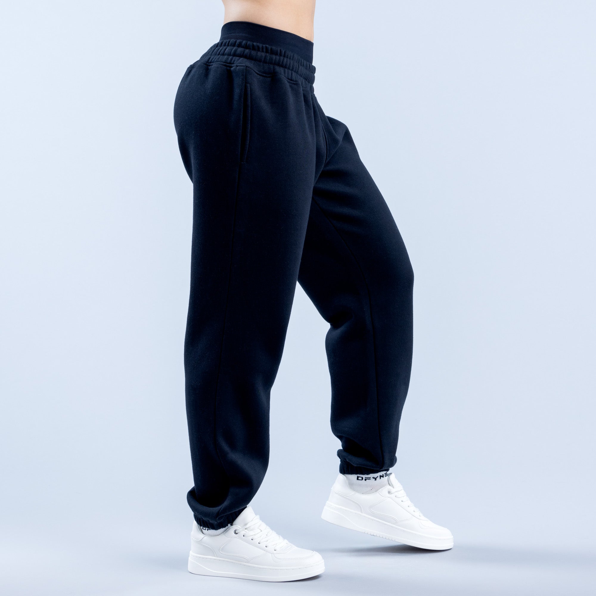 Calça Jogger DFYNE Revive Heavy Weight Feminino Pretas | XSQJGV794