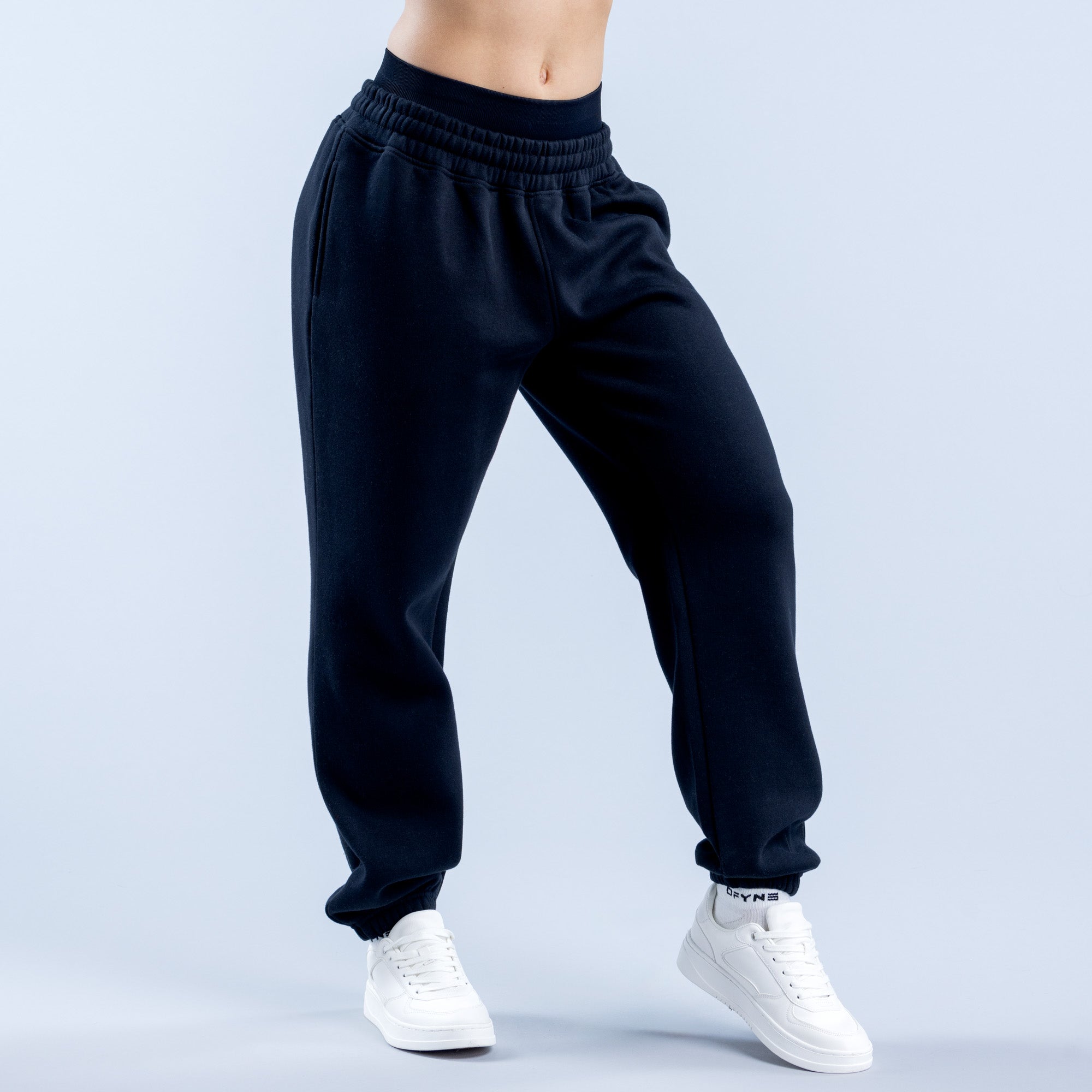 Calça Jogger DFYNE Revive Heavy Weight Feminino Pretas | XSQJGV794