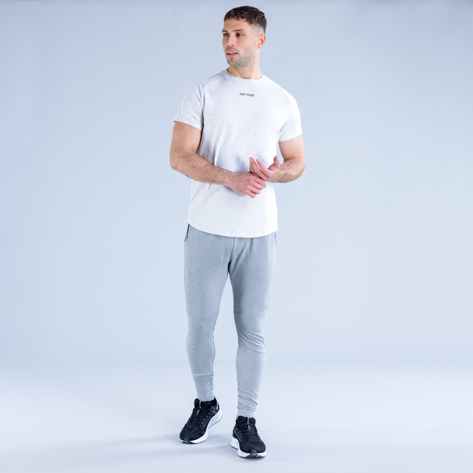 Calça Jogger DFYNE Stealth Tapered Masculino Cinzentas | ZLJCUQ604