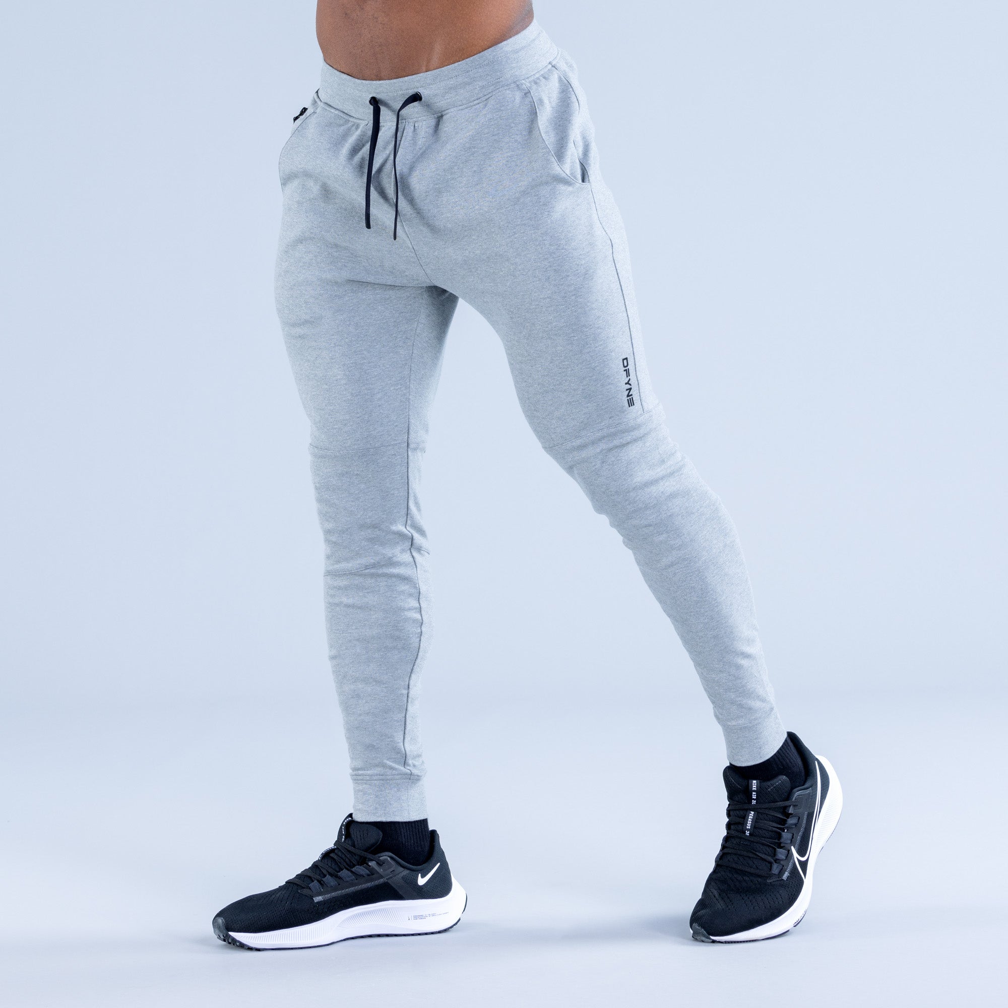 Calça Jogger DFYNE Stealth Tapered Masculino Cinzentas | ZLJCUQ604