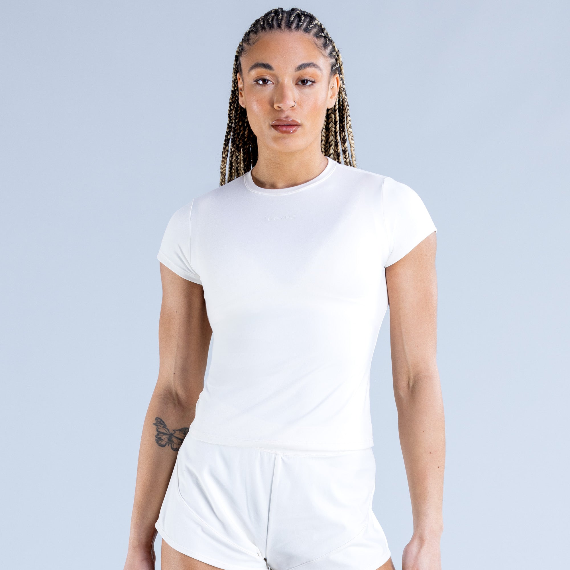 Camiseta DFYNE Origin Fitted Feminino Branco | PRIUZA584