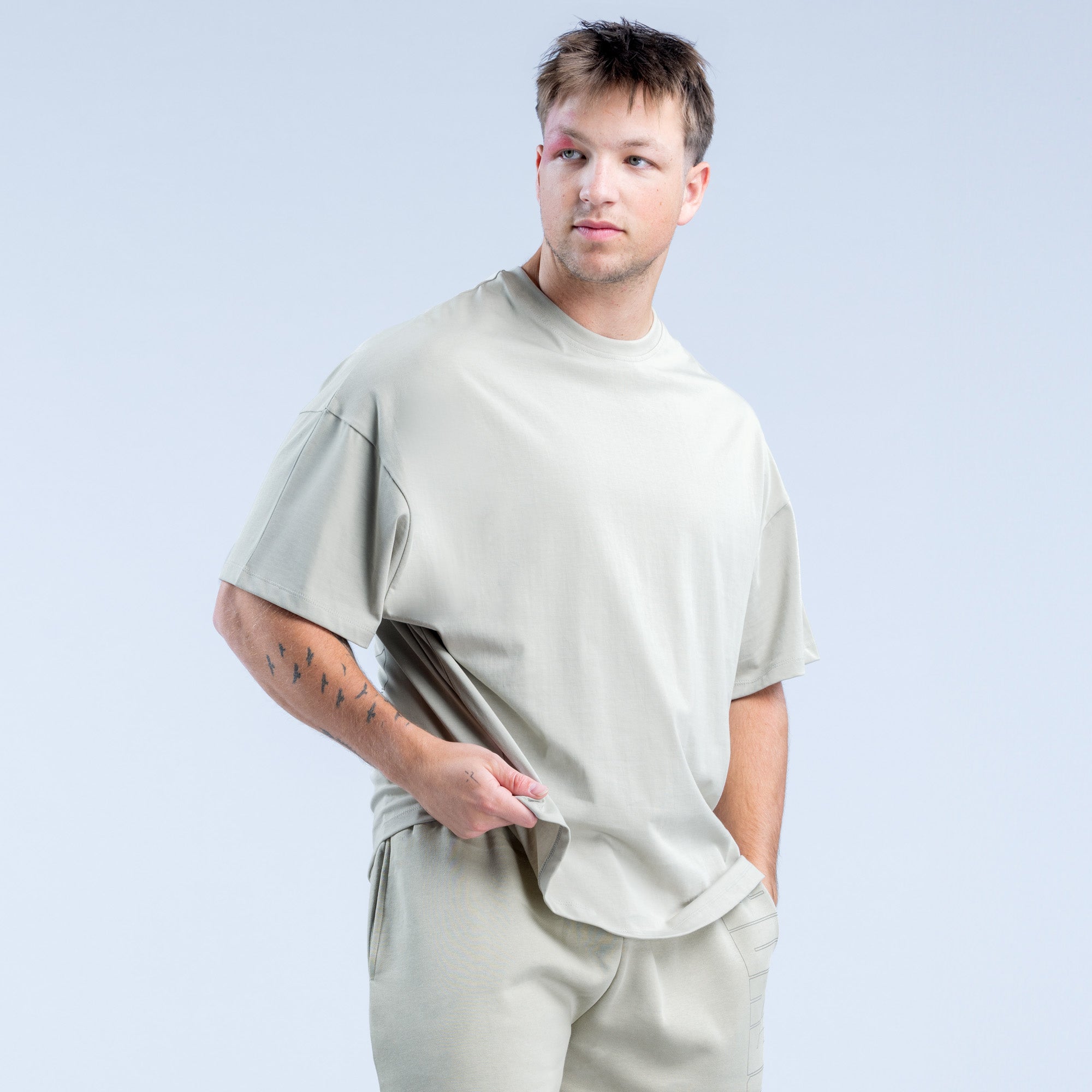 Camiseta DFYNE Recharge Graphic Masculino Cinzentas | ECOSBP650