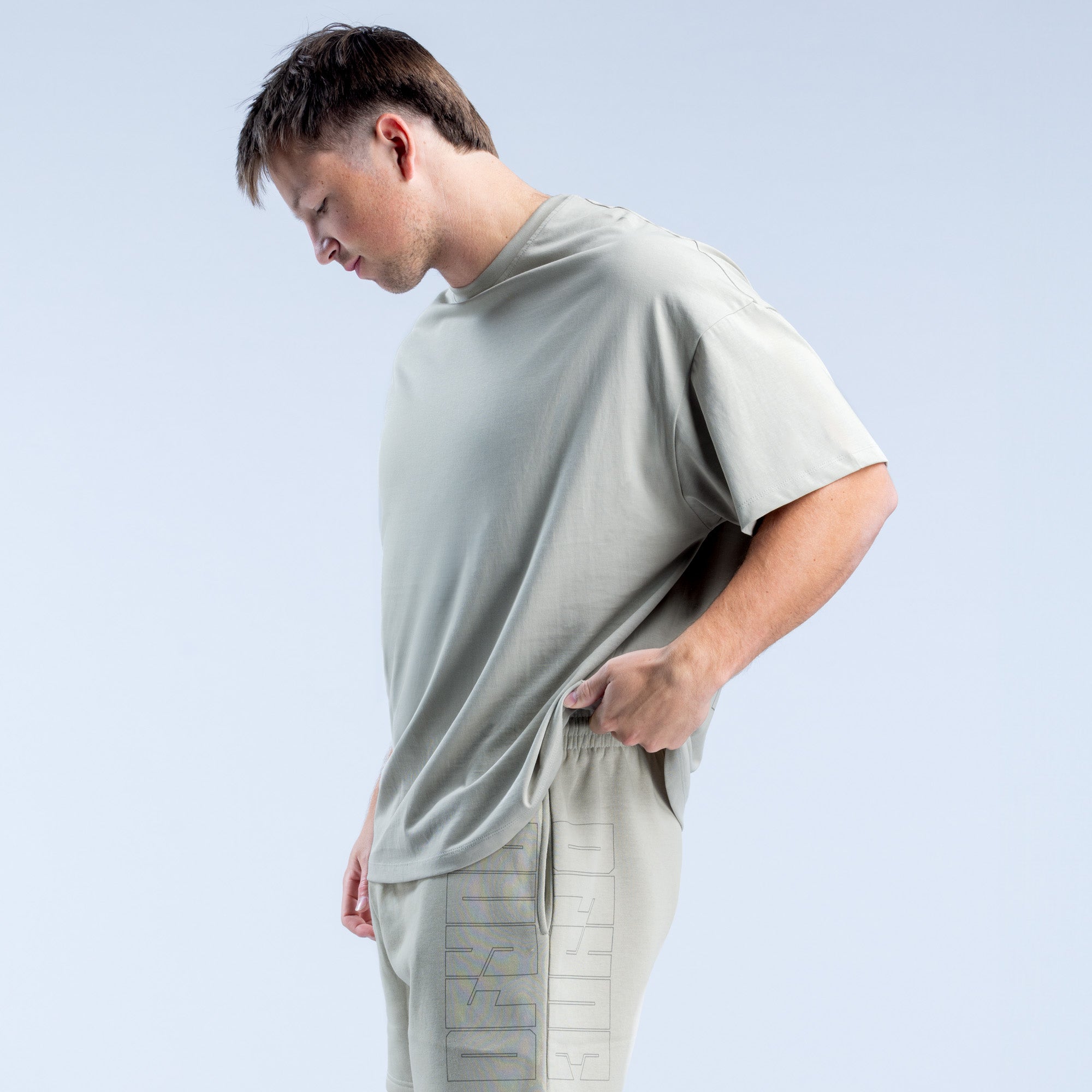 Camiseta DFYNE Recharge Graphic Masculino Cinzentas | ECOSBP650