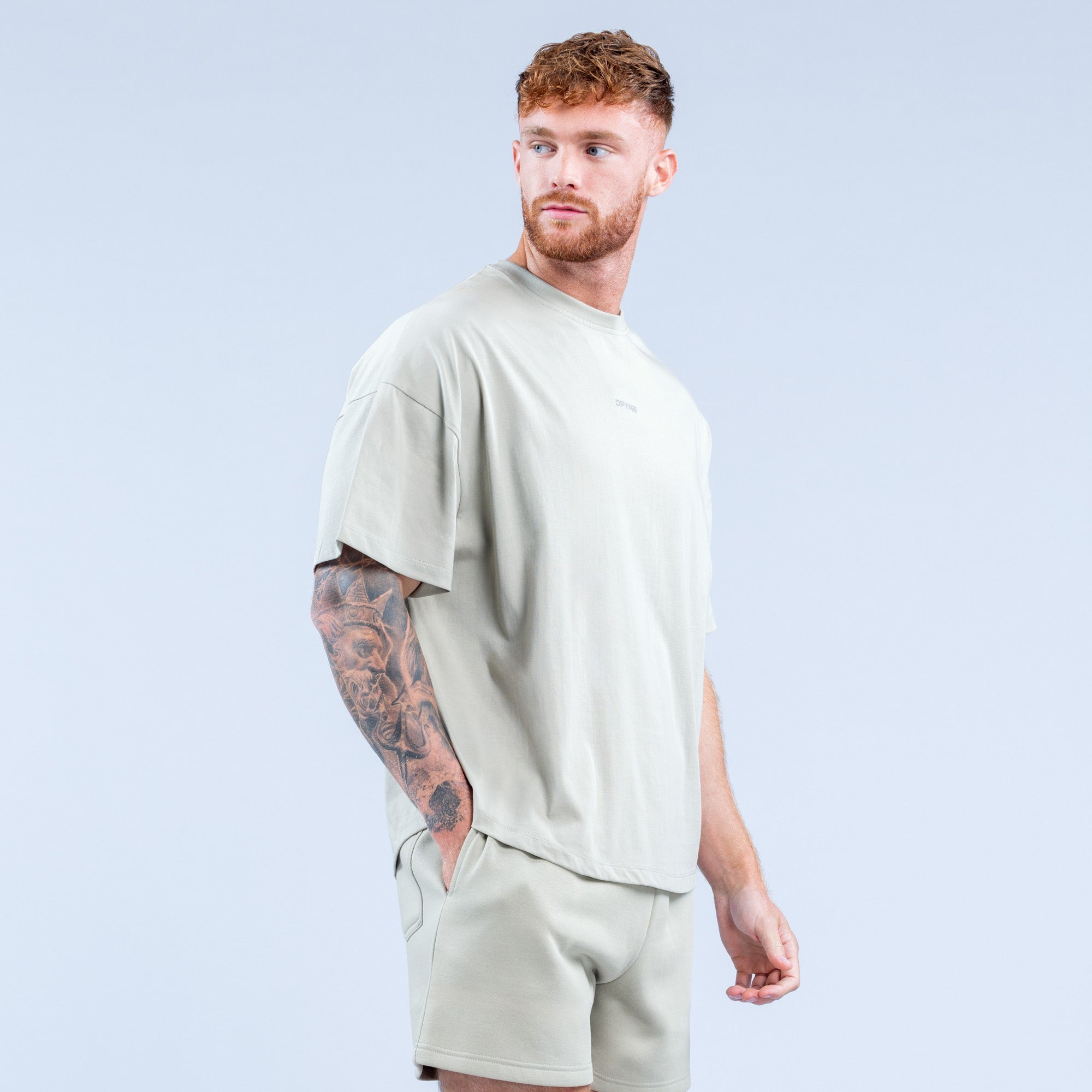 Camiseta DFYNE Recharge Masculino Cinzentas | XYFEVM703