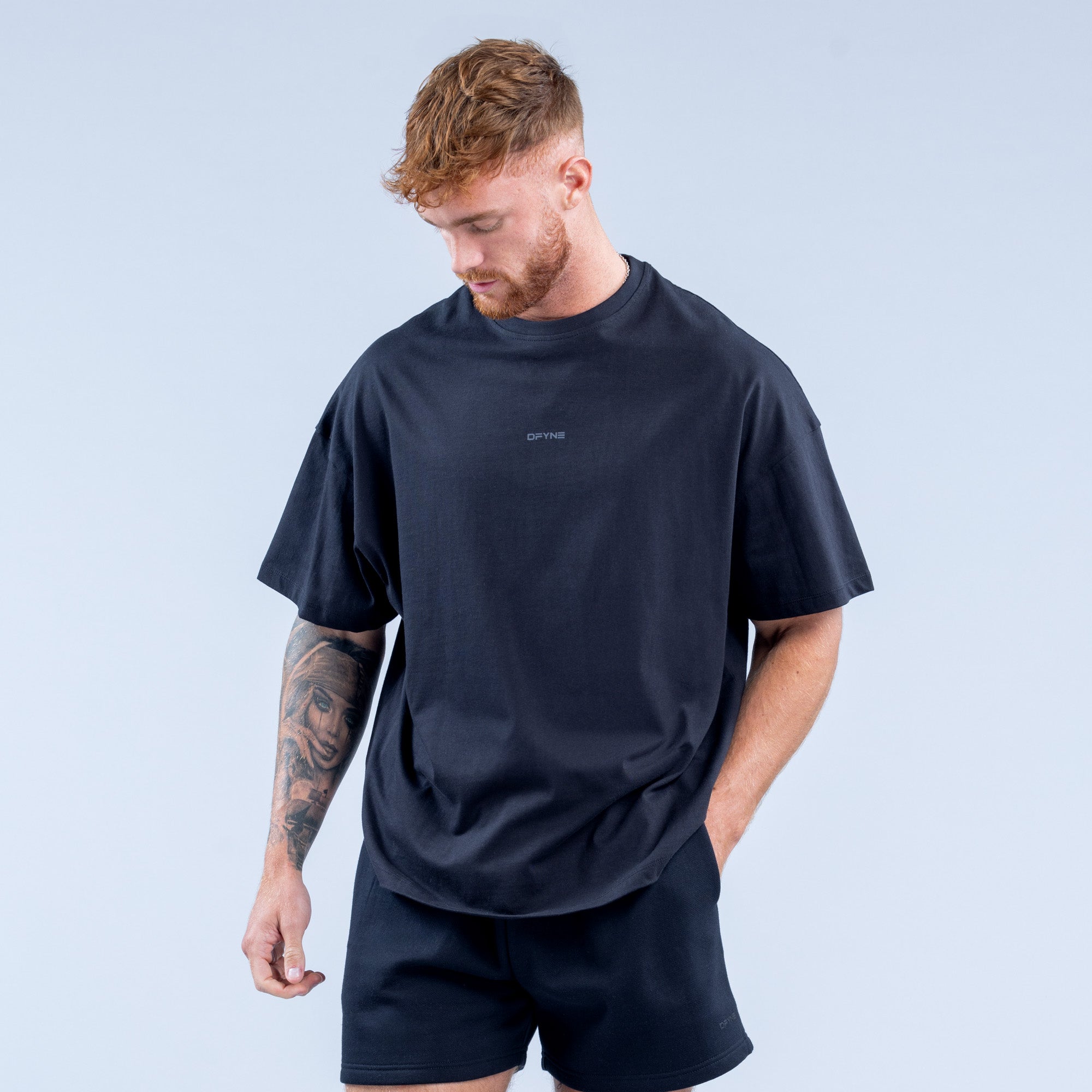 Camiseta DFYNE Recharge Masculino Pretas | OWMHAX423