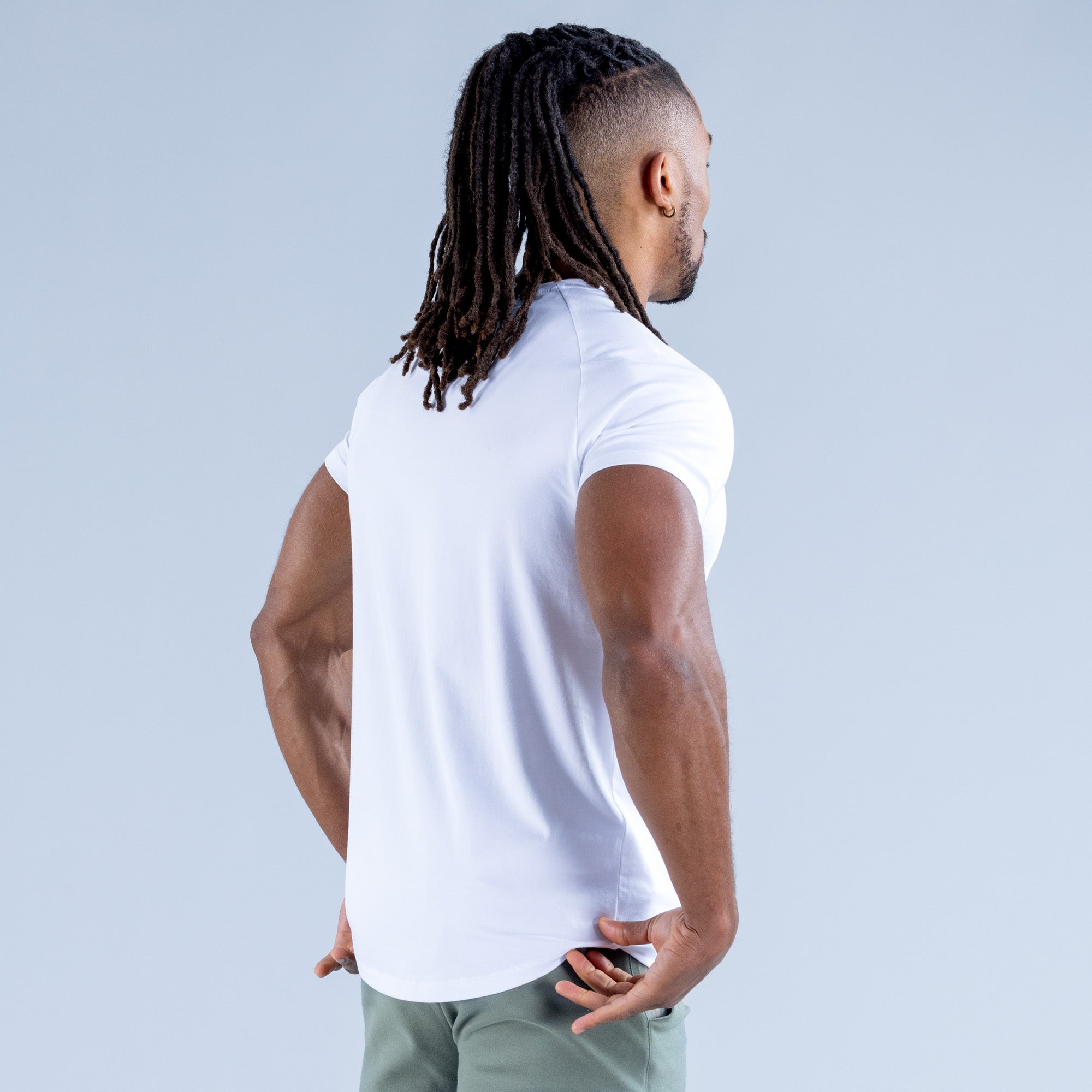 Camiseta DFYNE Stealth Masculino Branco | PBLMDZ310