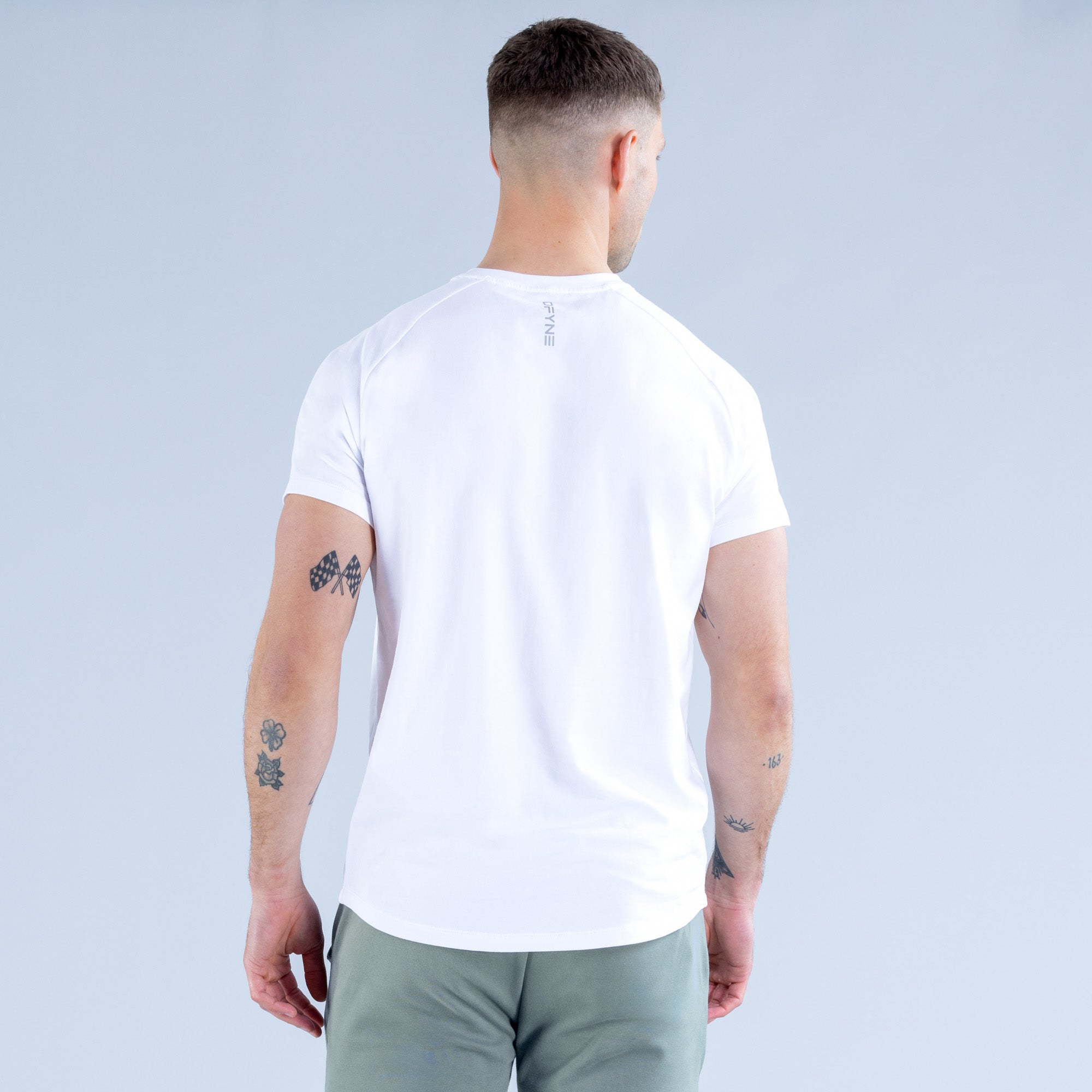 Camiseta DFYNE Stealth Masculino Branco | PBLMDZ310