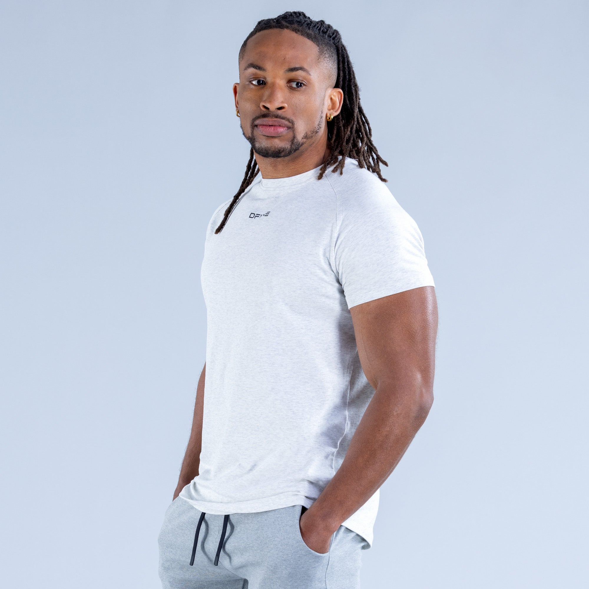 Camiseta DFYNE Stealth Masculino Cinzentas | DYPEIJ579