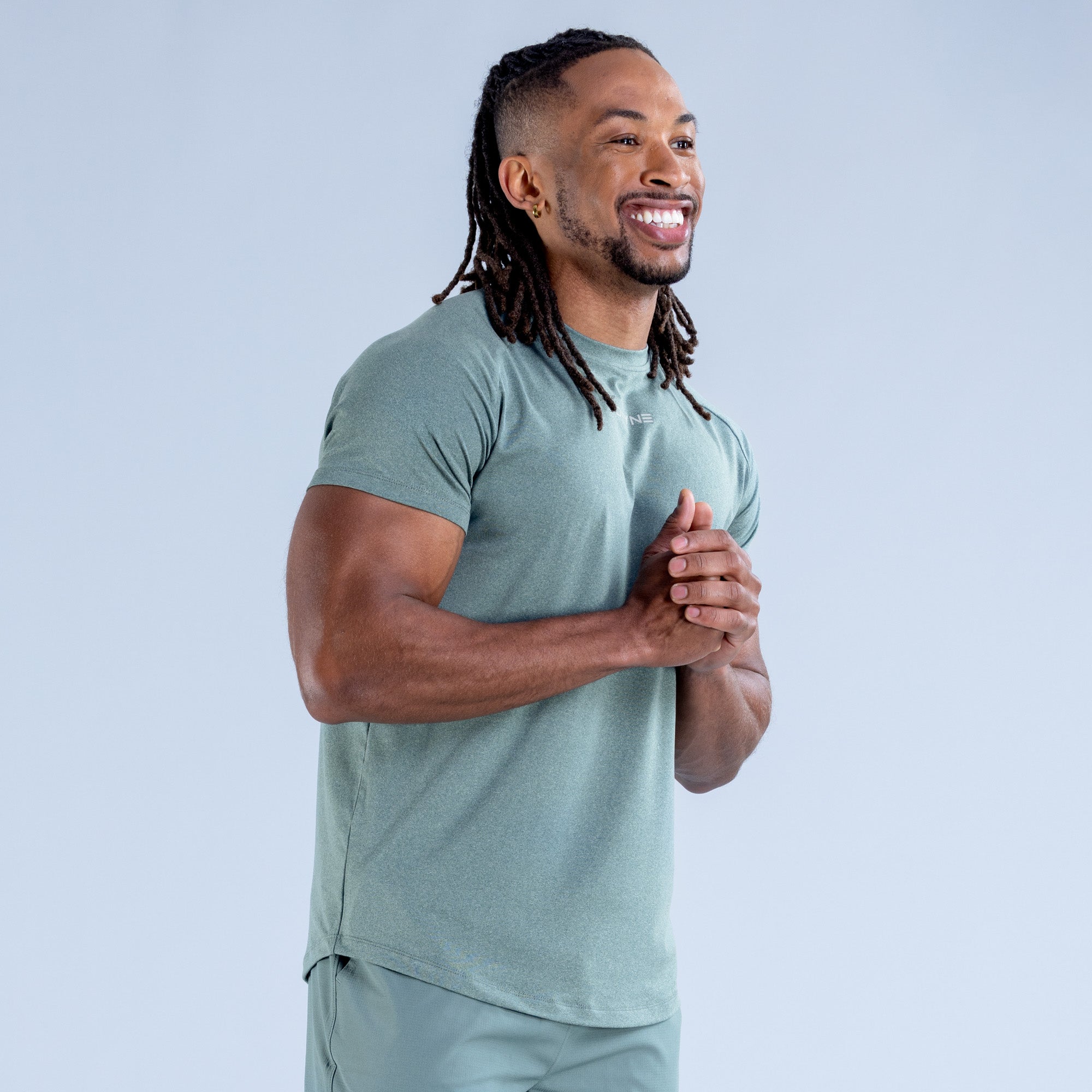 Camiseta DFYNE Stealth Training Masculino Verde Oliva | SZPIJA076