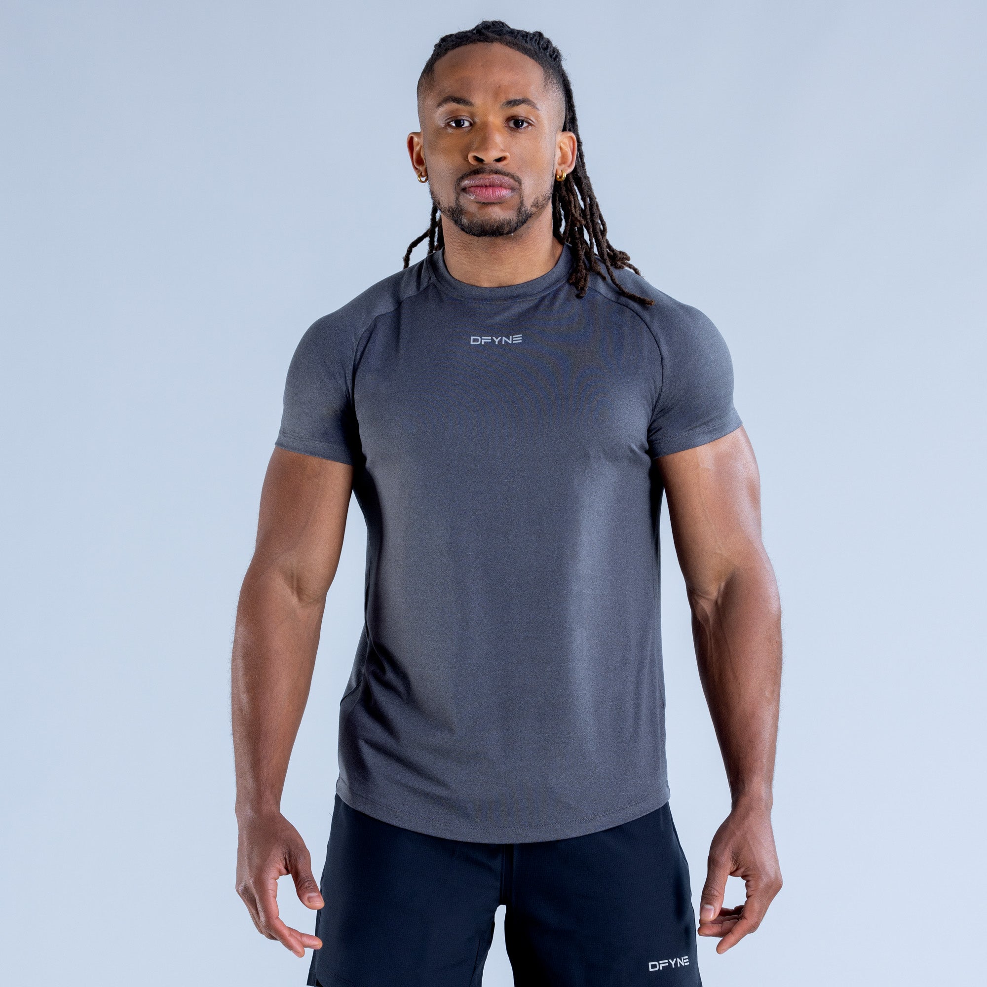 Camiseta DFYNE Stealth Training Masculino Pretas | IWZOGF871
