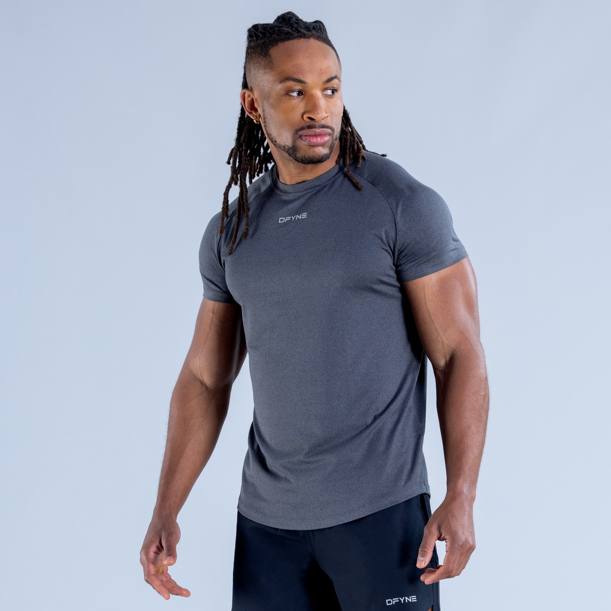 Camiseta DFYNE Stealth Training Masculino Pretas | IWZOGF871