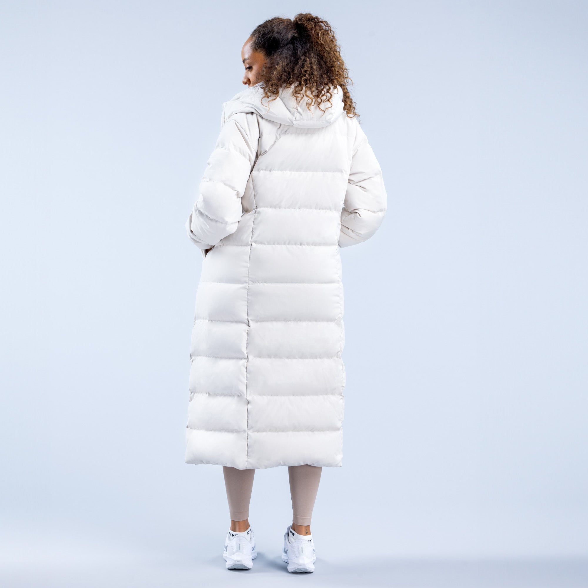 Jaquetas DFYNE Revive Long Down Feminino Branco | IQBXZT541