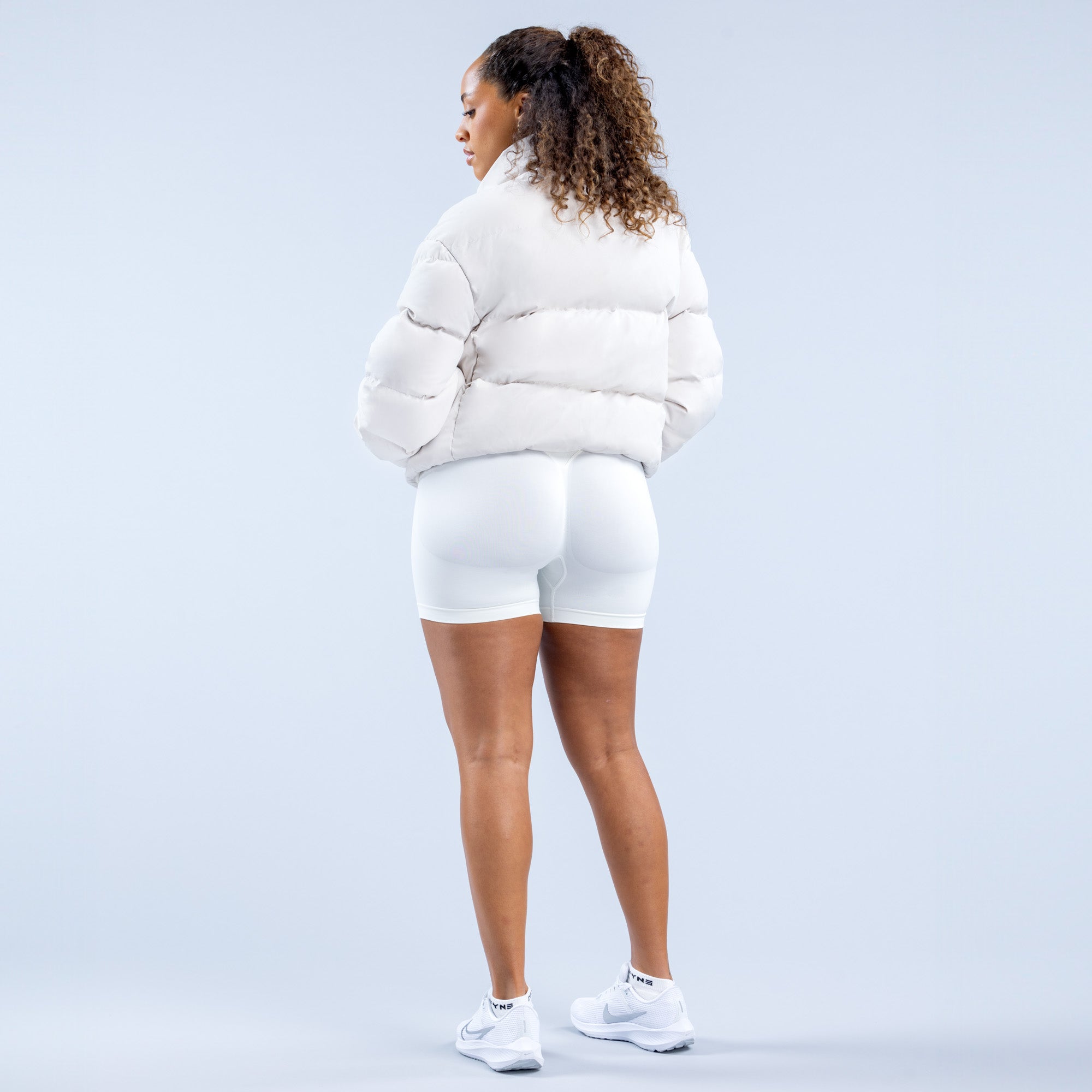 Jaquetas DFYNE Revive Short Down Feminino Branco | XEBPGT354