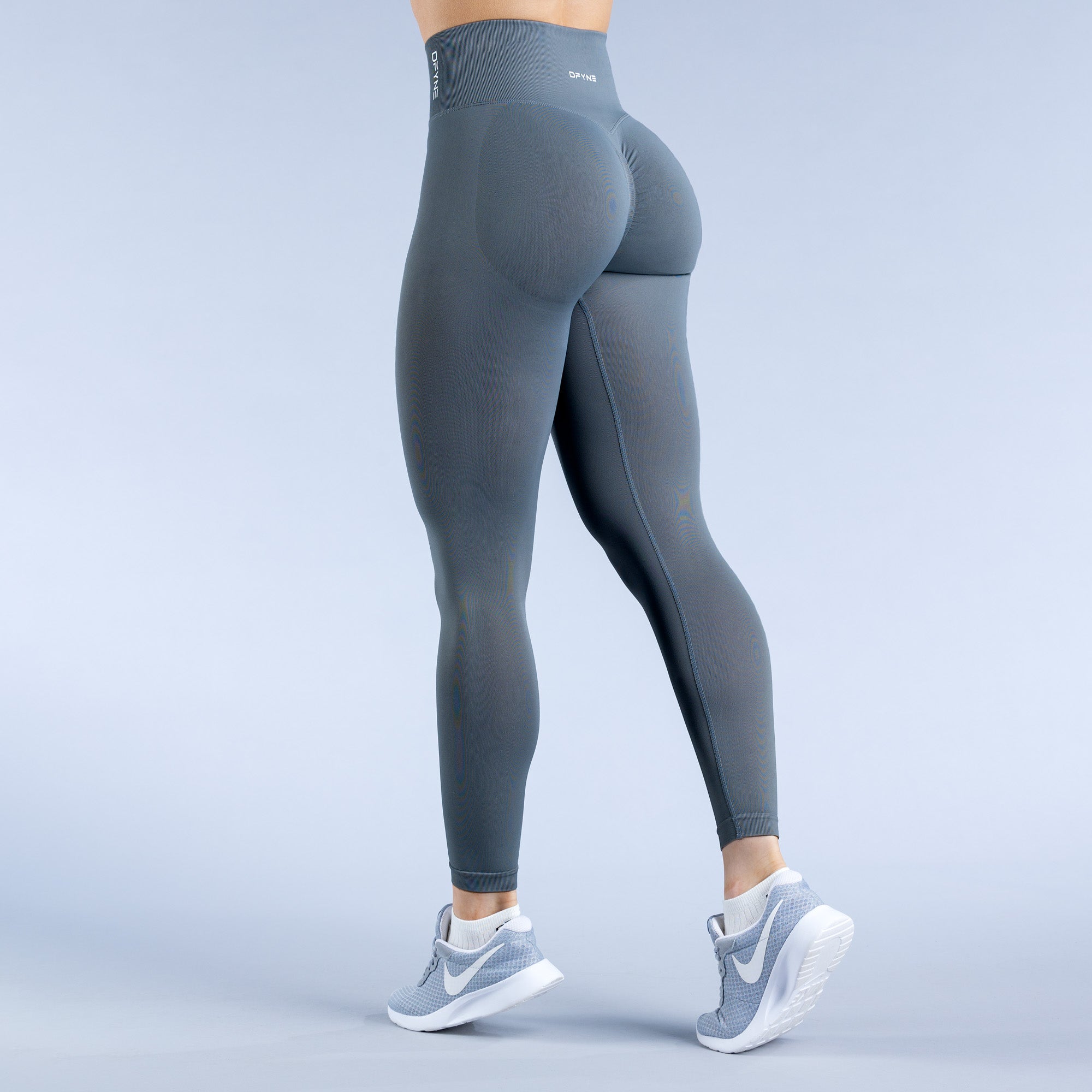 Leggings DFYNE Dynamic Feminino Cinzentas | ASKMLH314