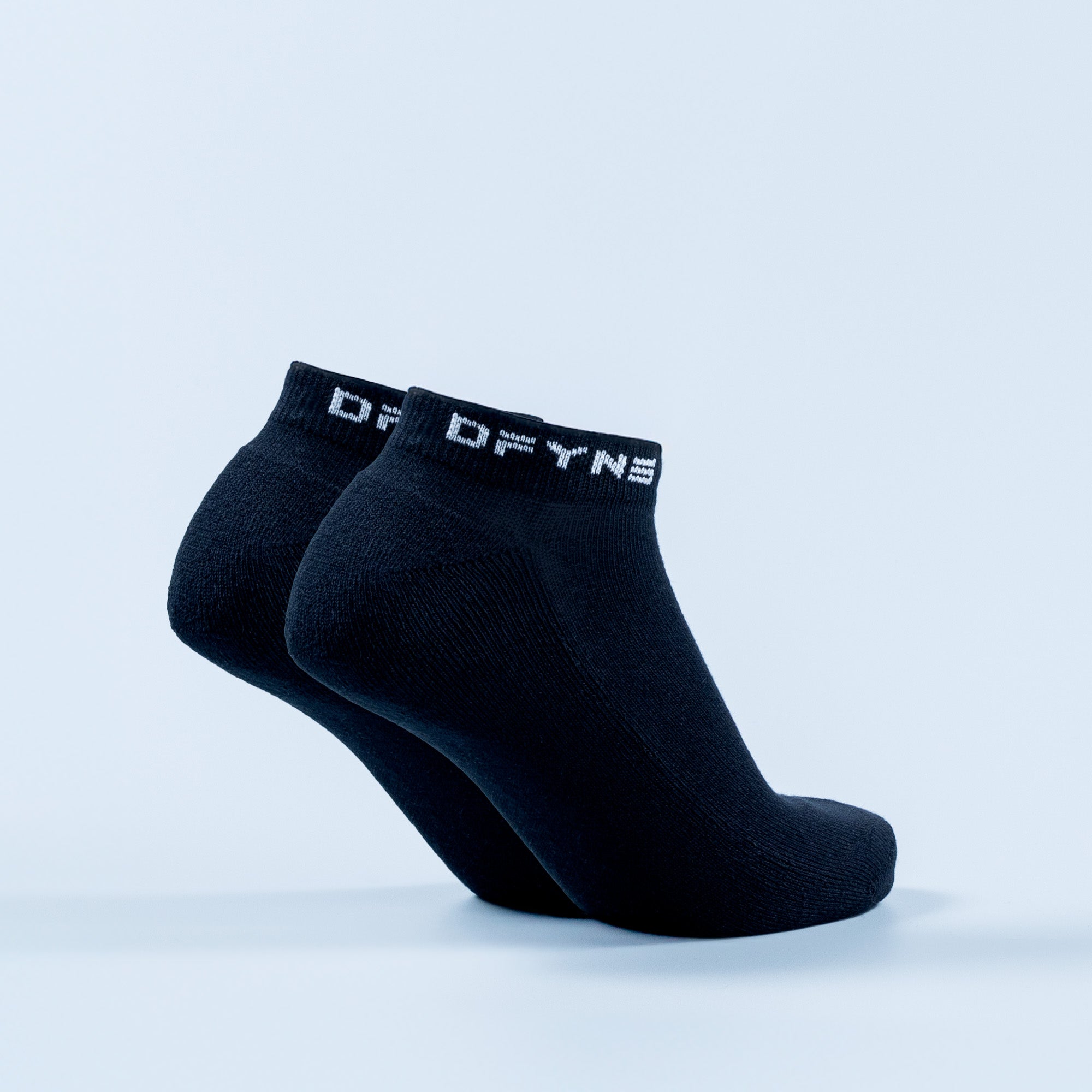 Meias DFYNE Revive Ankle Feminino Pretas Branco | DKIUHP481
