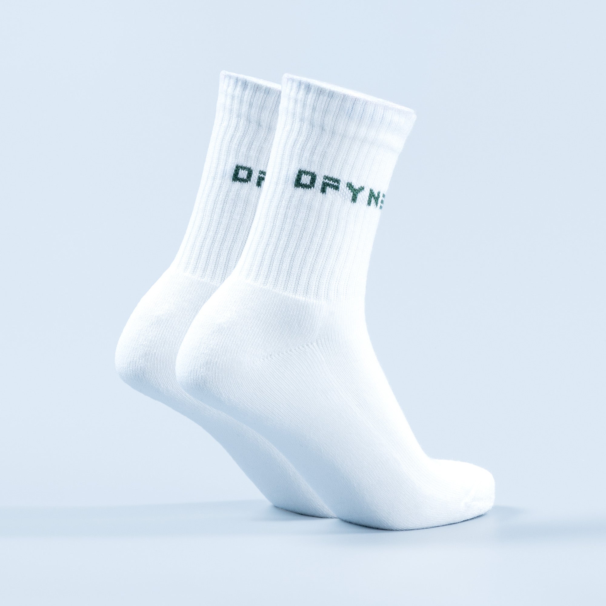 Meias DFYNE Revive Crew Feminino Branco | SUEZOV583