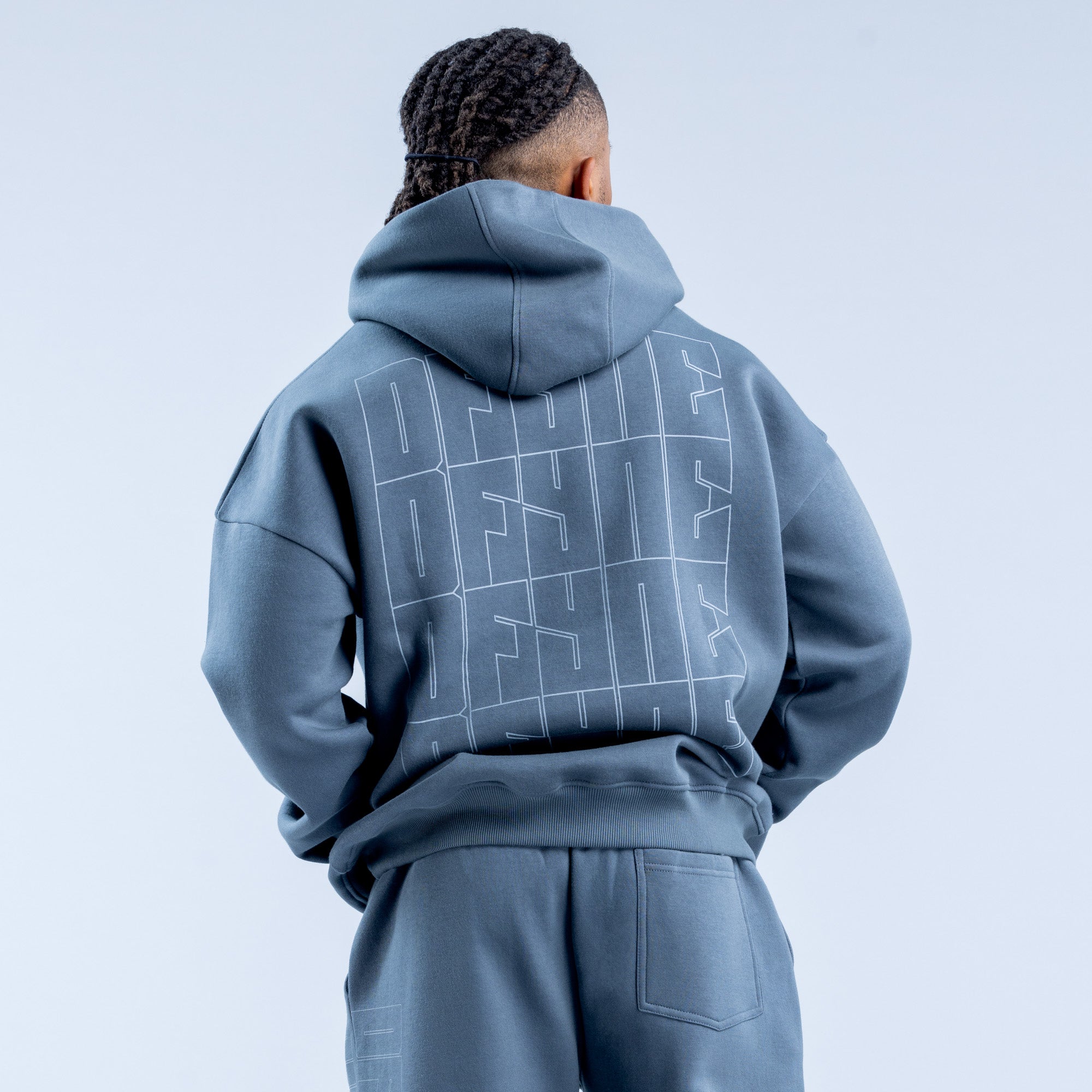 Moletom com Capuz DFYNE Recharge Graphic Masculino Cinzentas | ZSTQCM380