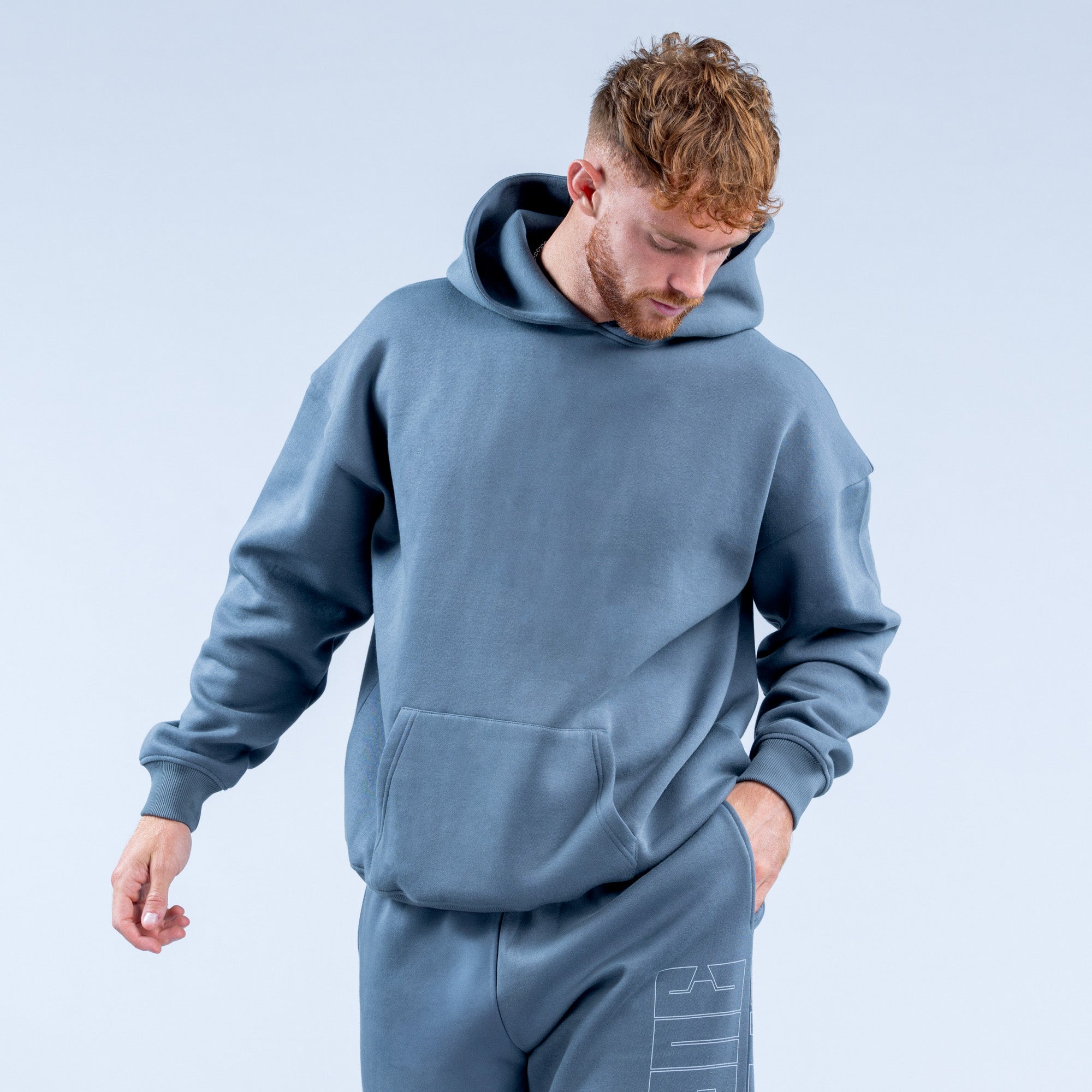 Moletom com Capuz DFYNE Recharge Graphic Masculino Cinzentas | ZSTQCM380