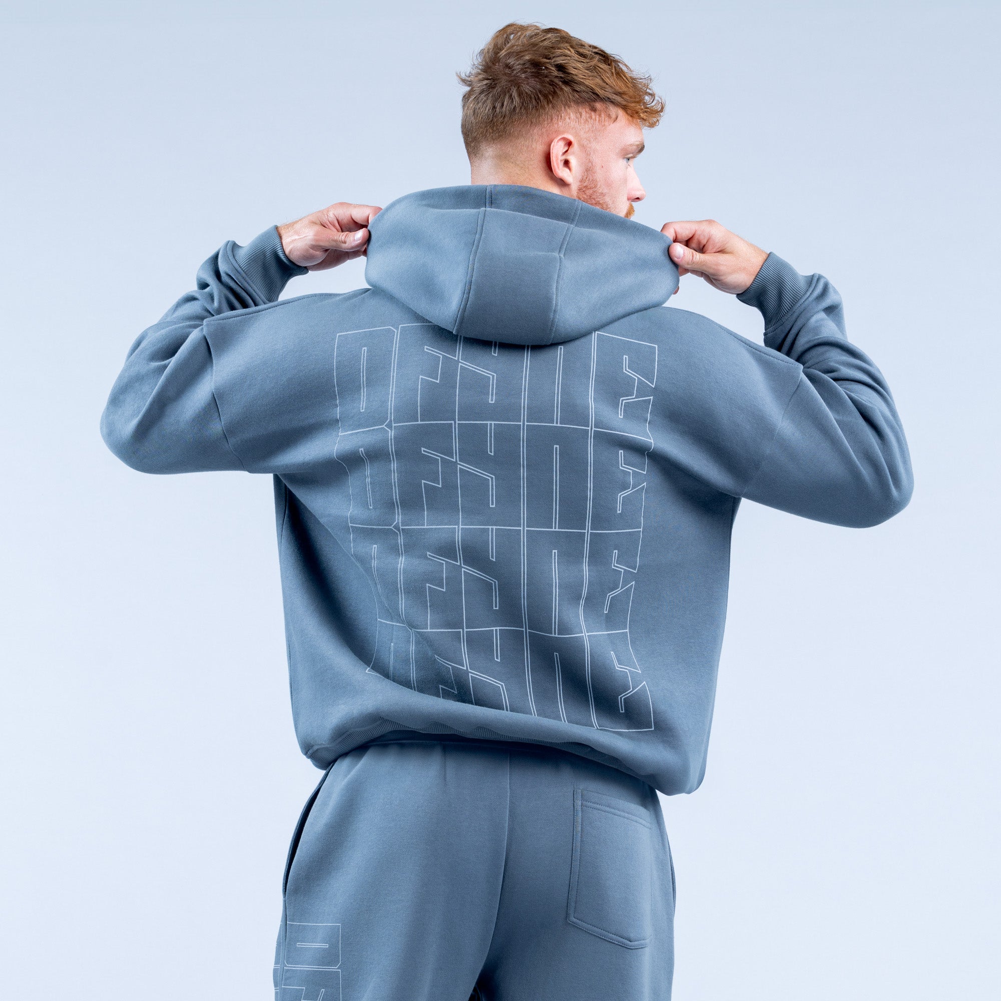 Moletom com Capuz DFYNE Recharge Graphic Masculino Cinzentas | ZSTQCM380