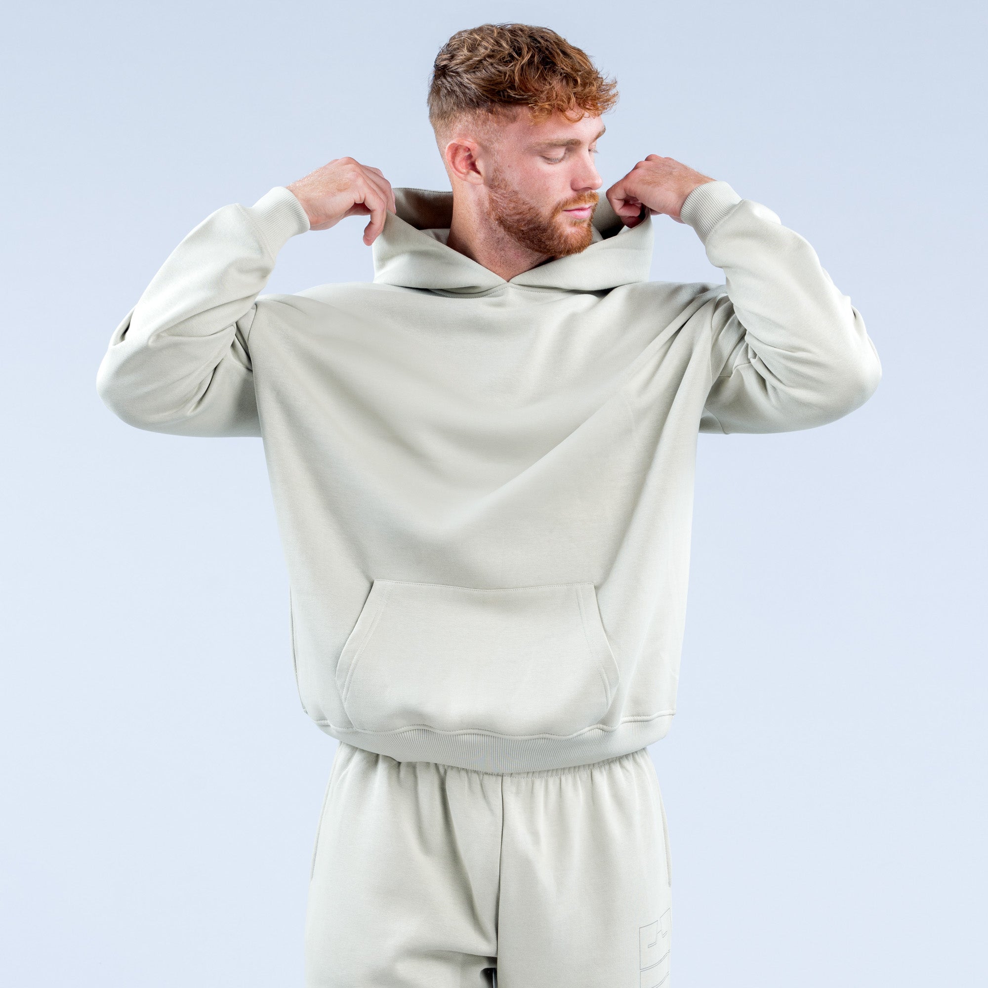 Moletom com Capuz DFYNE Recharge Graphic Masculino Cinzentas | SHQIBU614