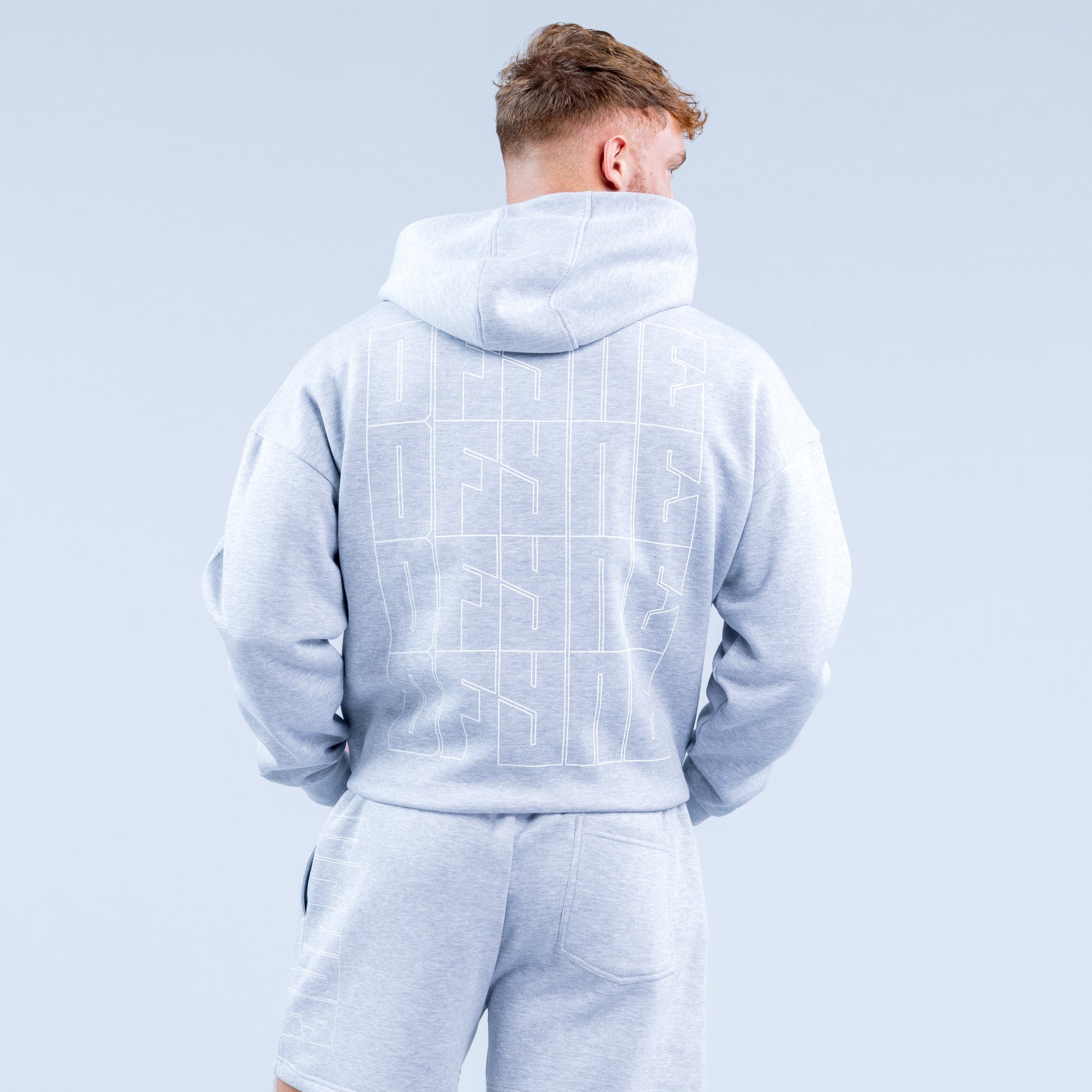 Moletom com Capuz DFYNE Recharge Graphic Masculino Cinzentas | EJCUGW901