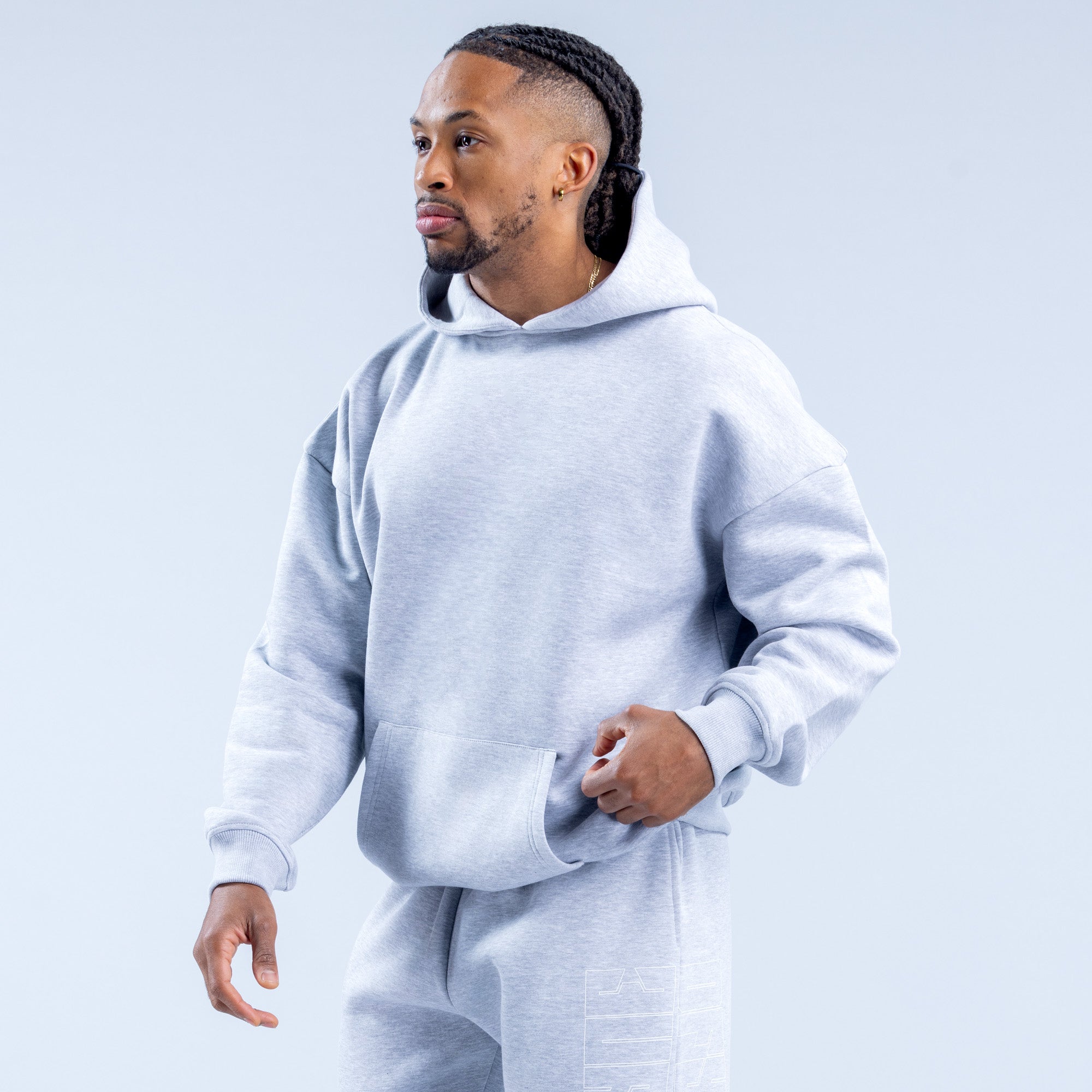 Moletom com Capuz DFYNE Recharge Graphic Masculino Cinzentas | EJCUGW901