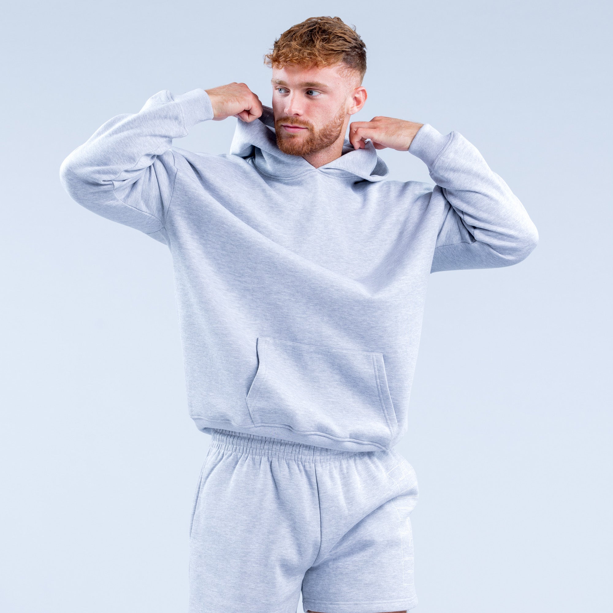 Moletom com Capuz DFYNE Recharge Graphic Masculino Cinzentas | EJCUGW901