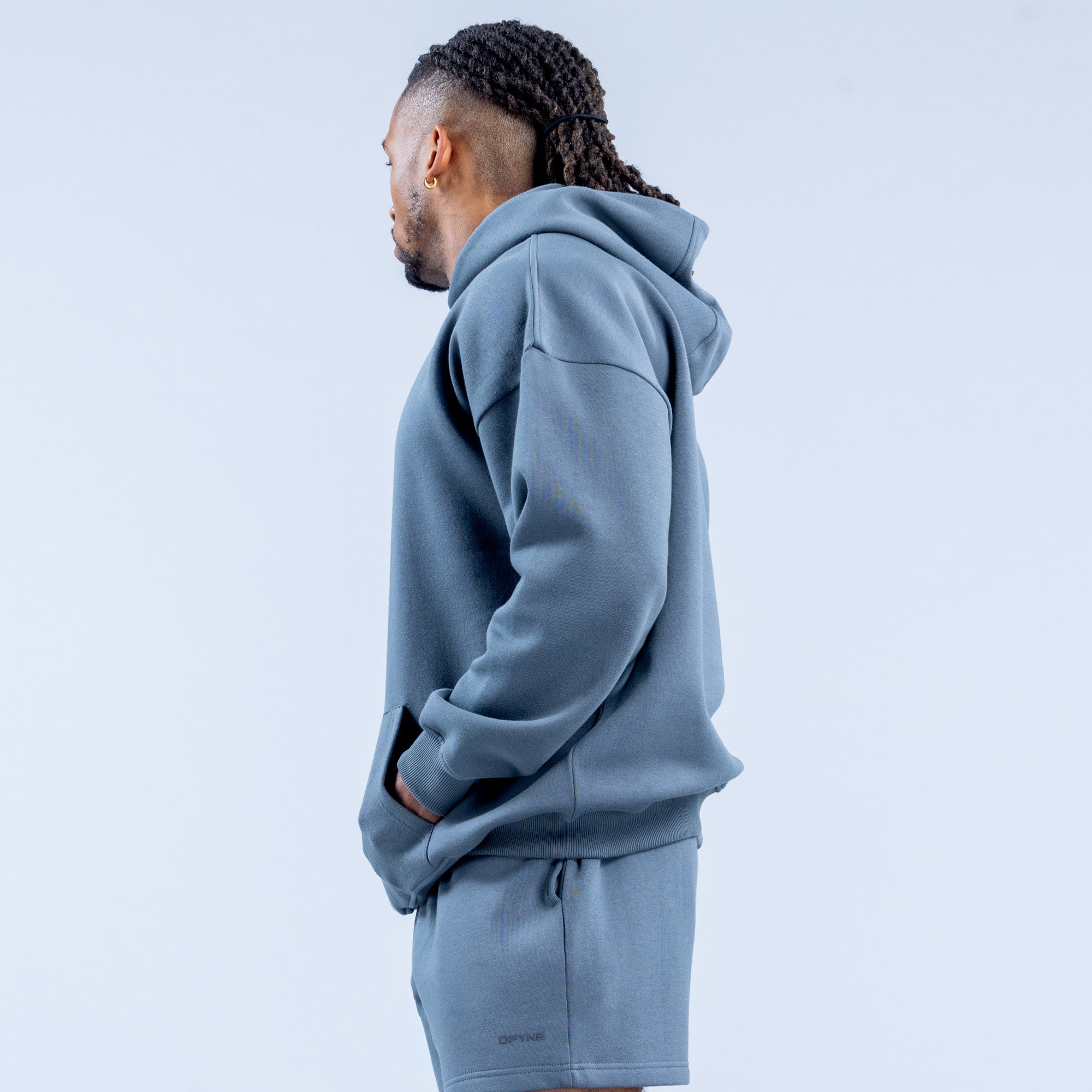 Moletom com Capuz DFYNE Recharge Masculino Cinzentas | OHIZLC280