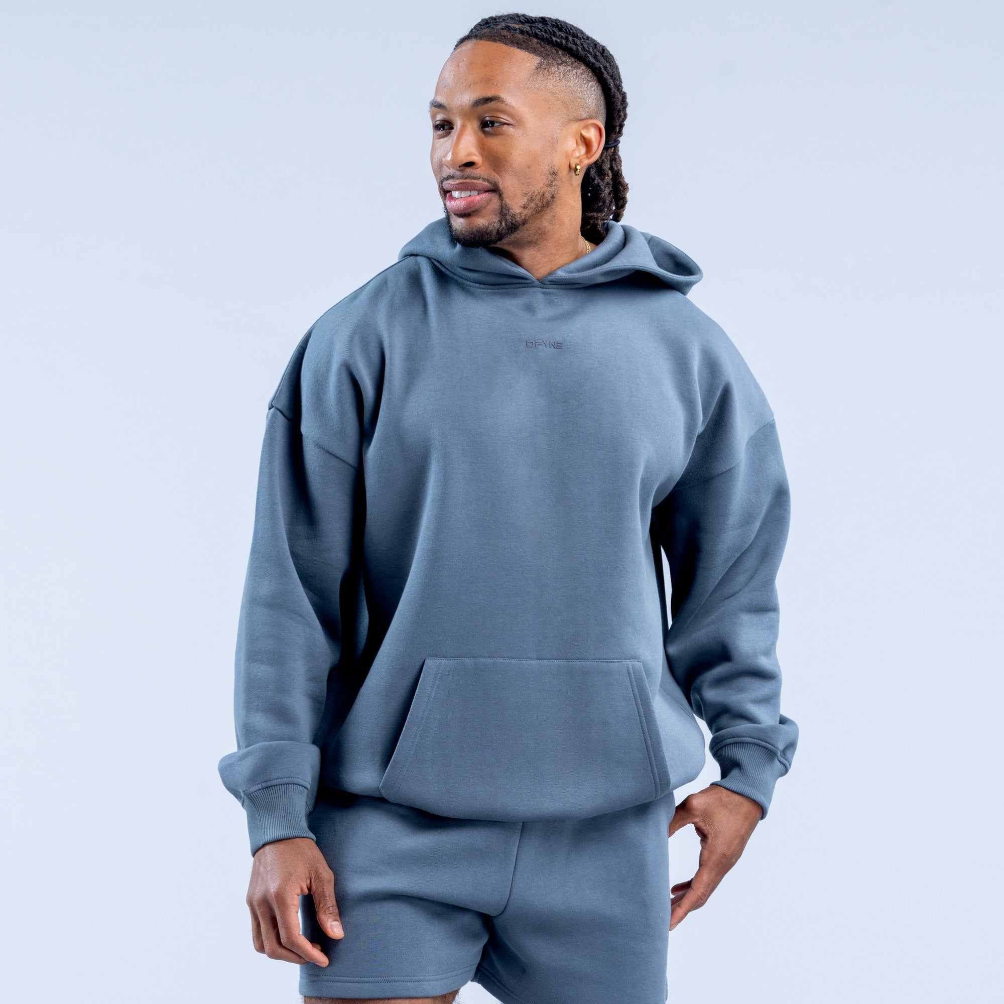 Moletom com Capuz DFYNE Recharge Masculino Cinzentas | OHIZLC280