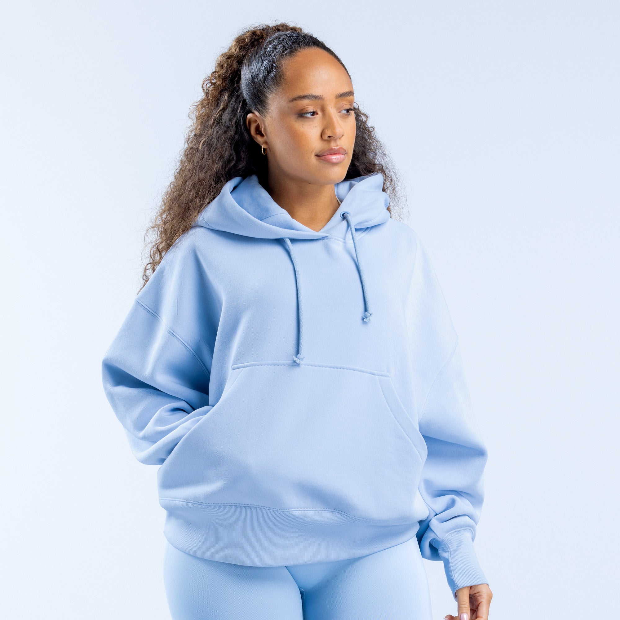 Moletom com Capuz DFYNE Signature Feminino Azuis | IUOSCH647