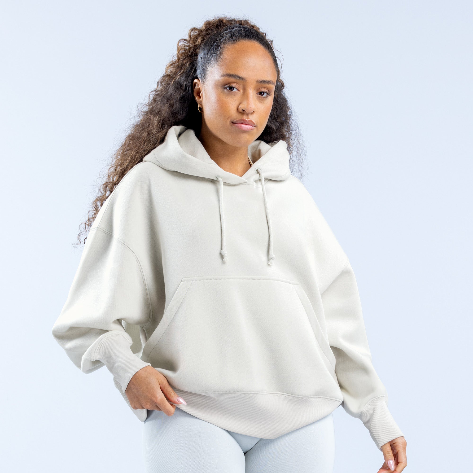 Moletom com Capuz DFYNE Signature Feminino Branco | LPVOHA912