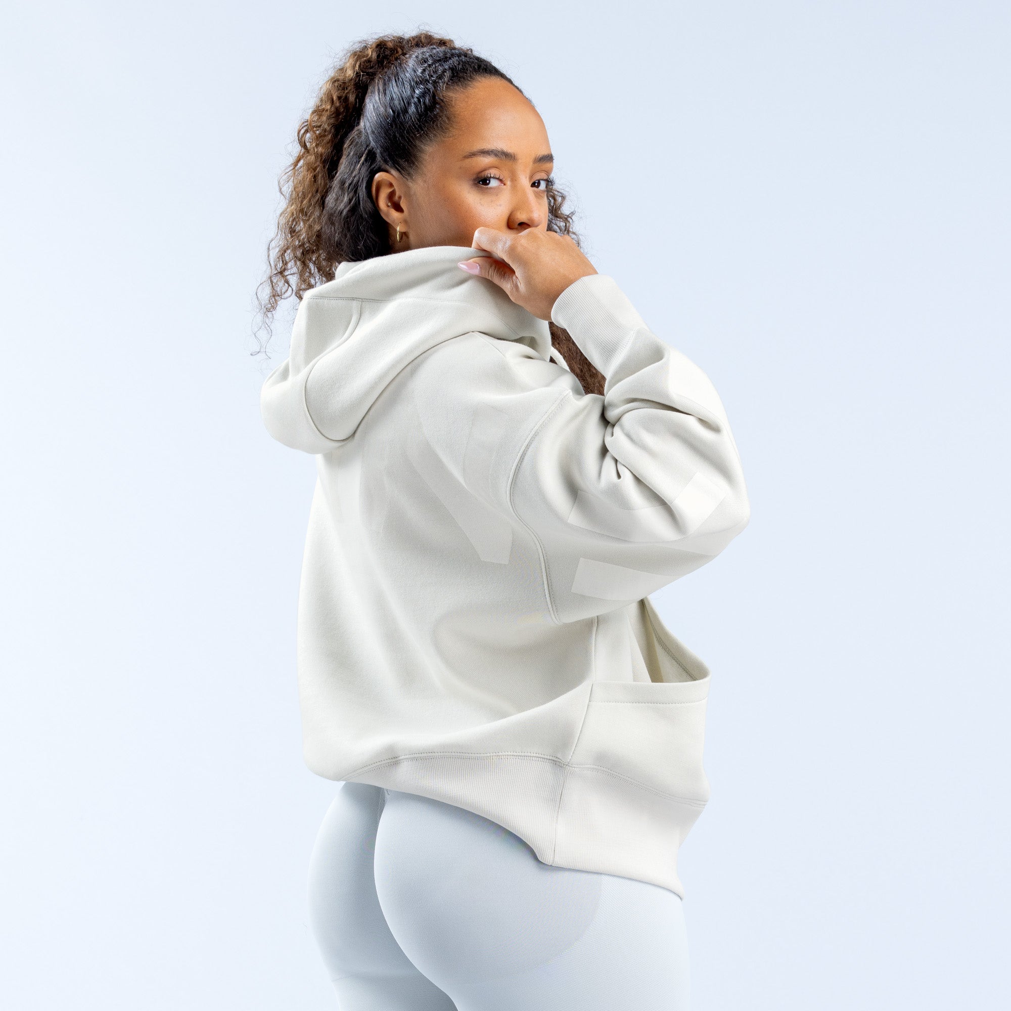 Moletom com Capuz DFYNE Signature Feminino Branco | LPVOHA912