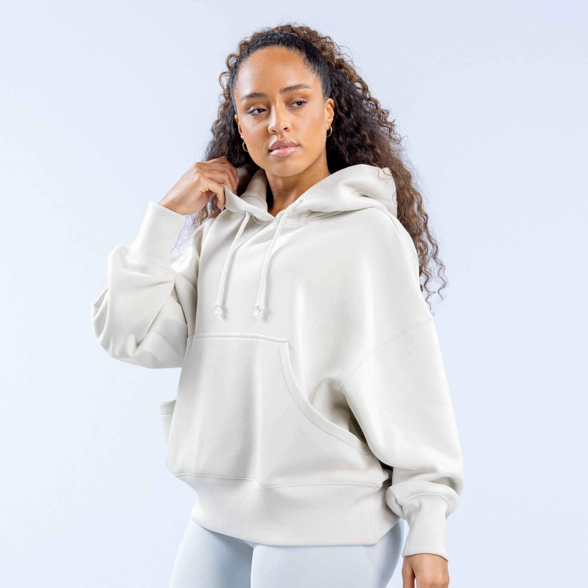 Moletom com Capuz DFYNE Signature Feminino Branco | LPVOHA912